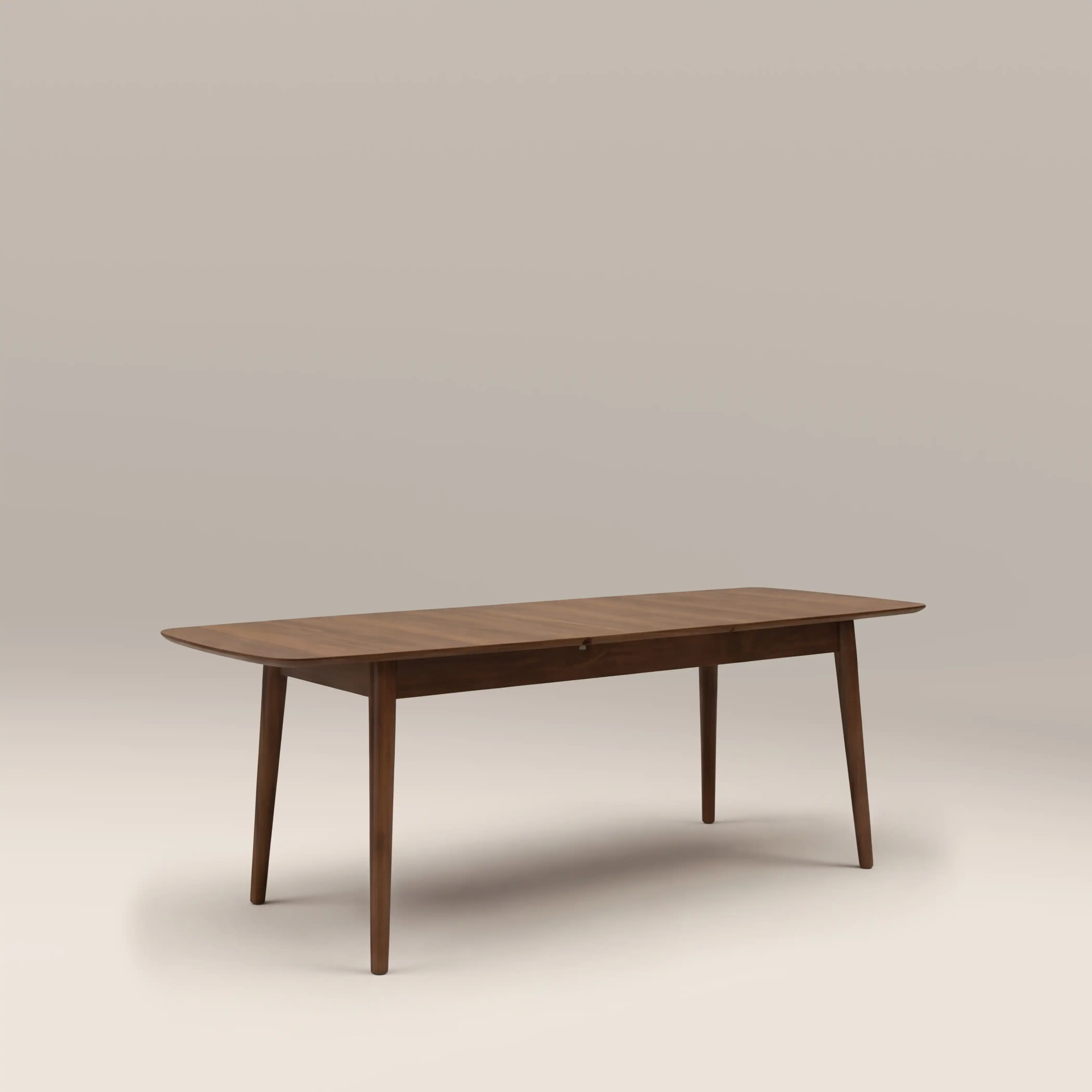 Abbe 6-8 Seat Rectangle
  Wooden Extendable Dining Table | Walnut - Image 3
