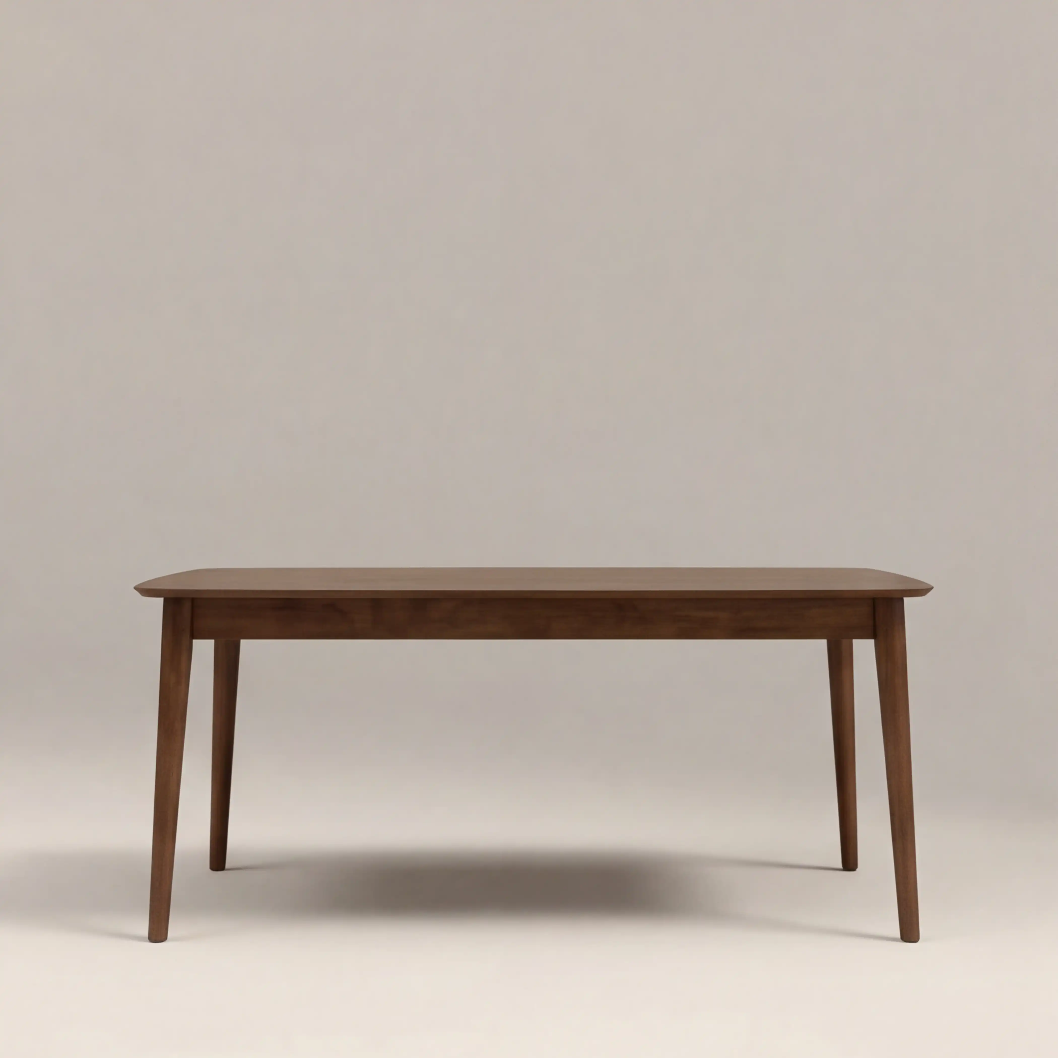 Abbe 6-8 Seat Rectangle
  Wooden Extendable Dining Table | Walnut - Image 4