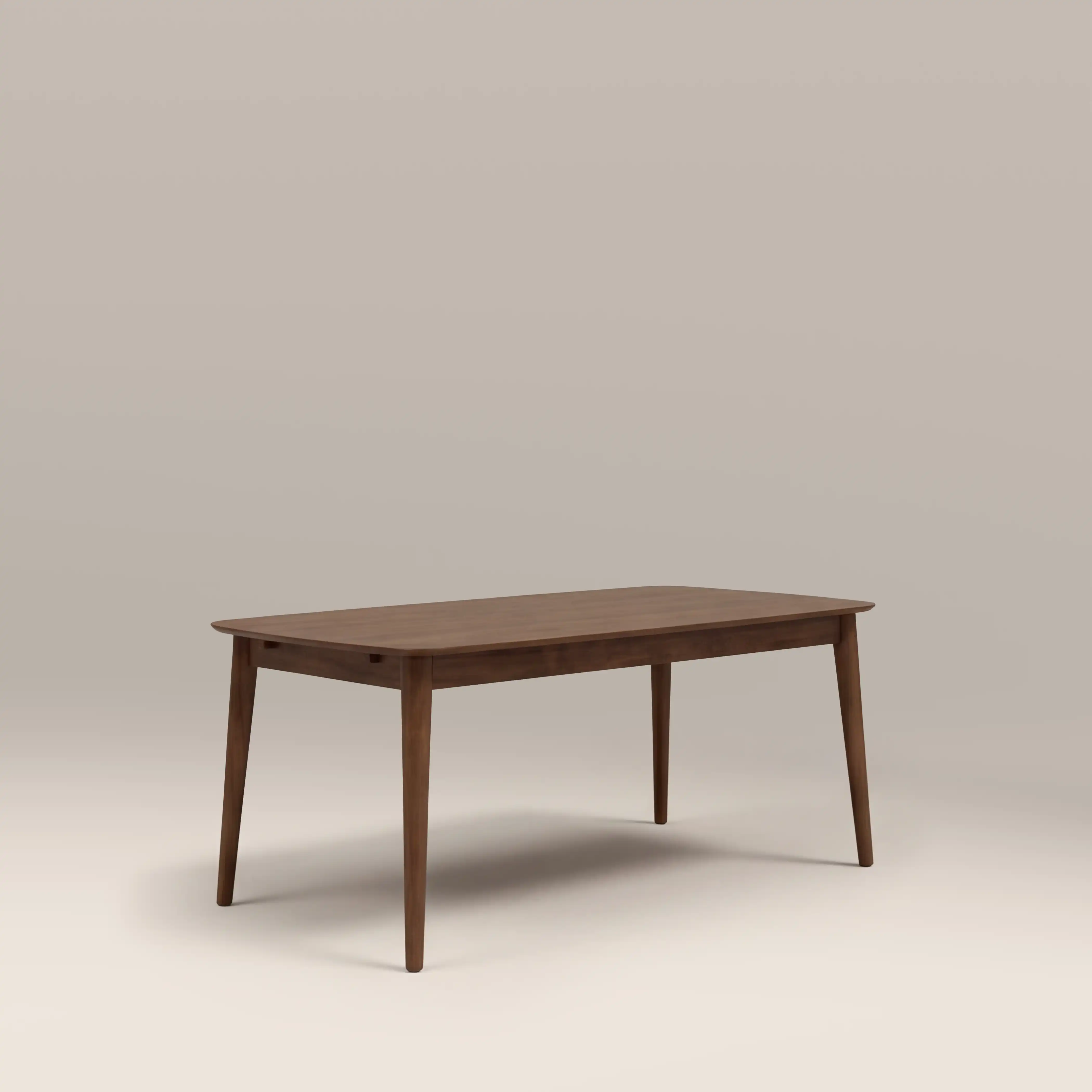 Abbe 6-8 Seat Rectangle
  Wooden Extendable Dining Table | Walnut - Image 5