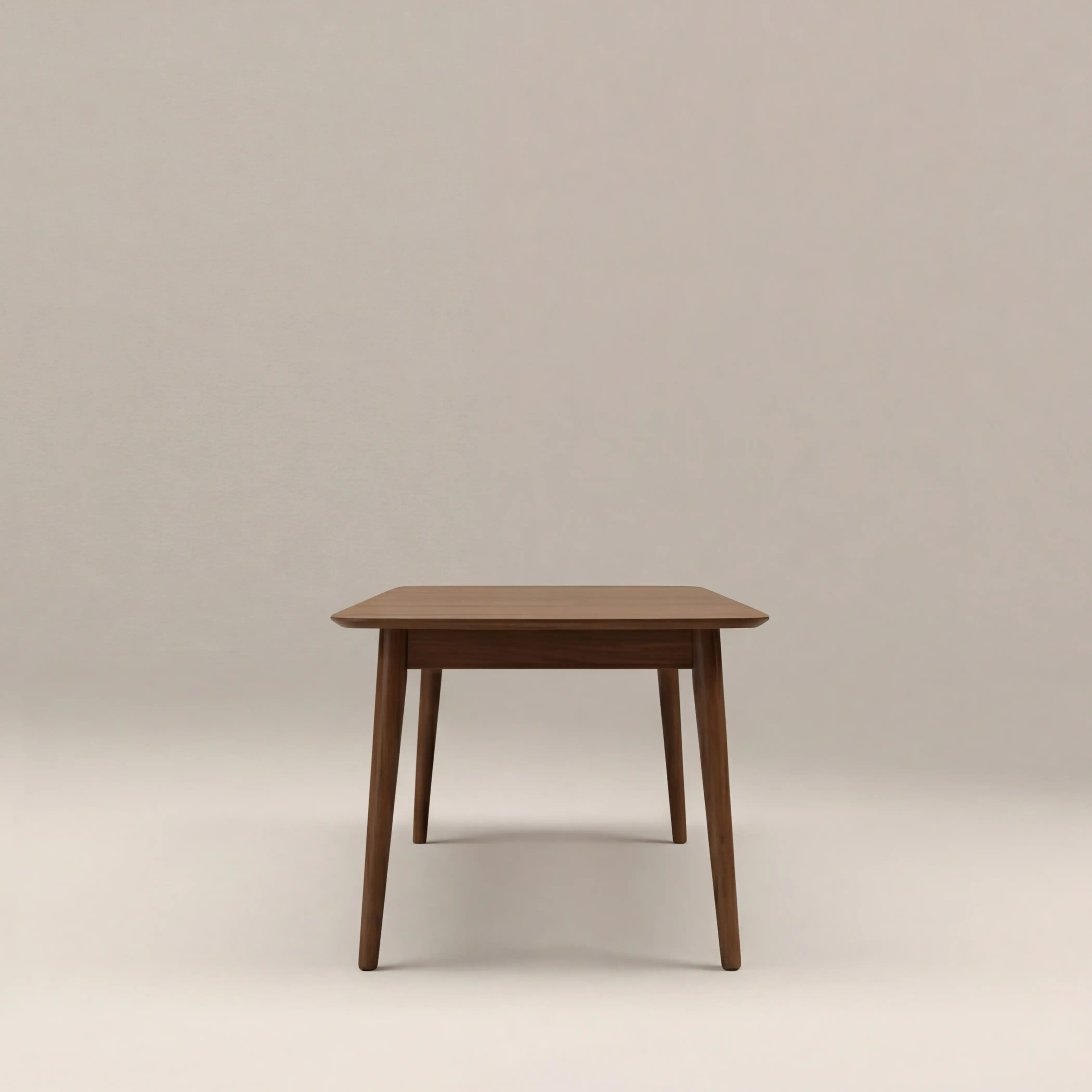 Abbe 6-8 Seat Rectangle
  Wooden Extendable Dining Table | Walnut - Image 6