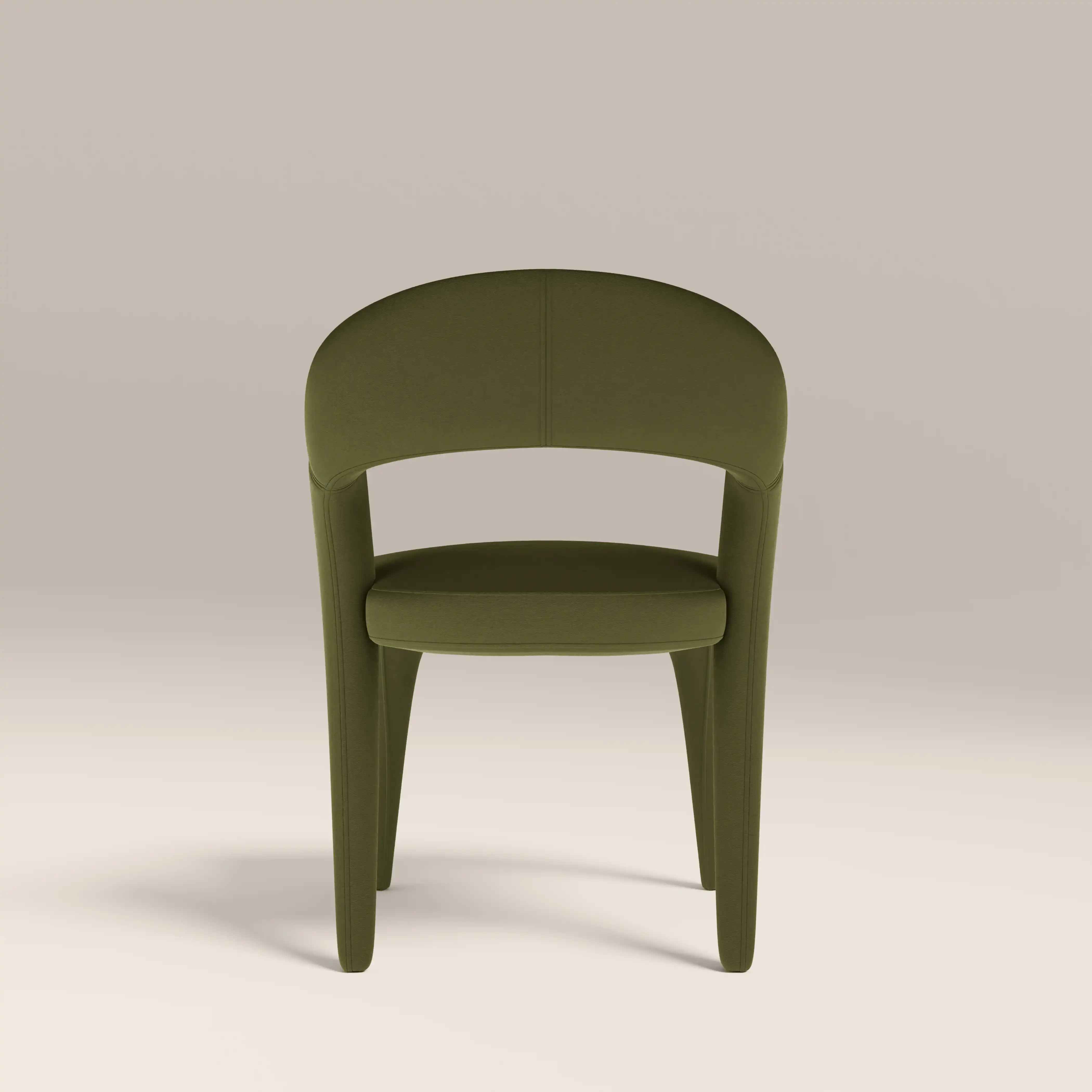 Aisa Dining Chair | Olive Green Sustainable Velvet - Image 7