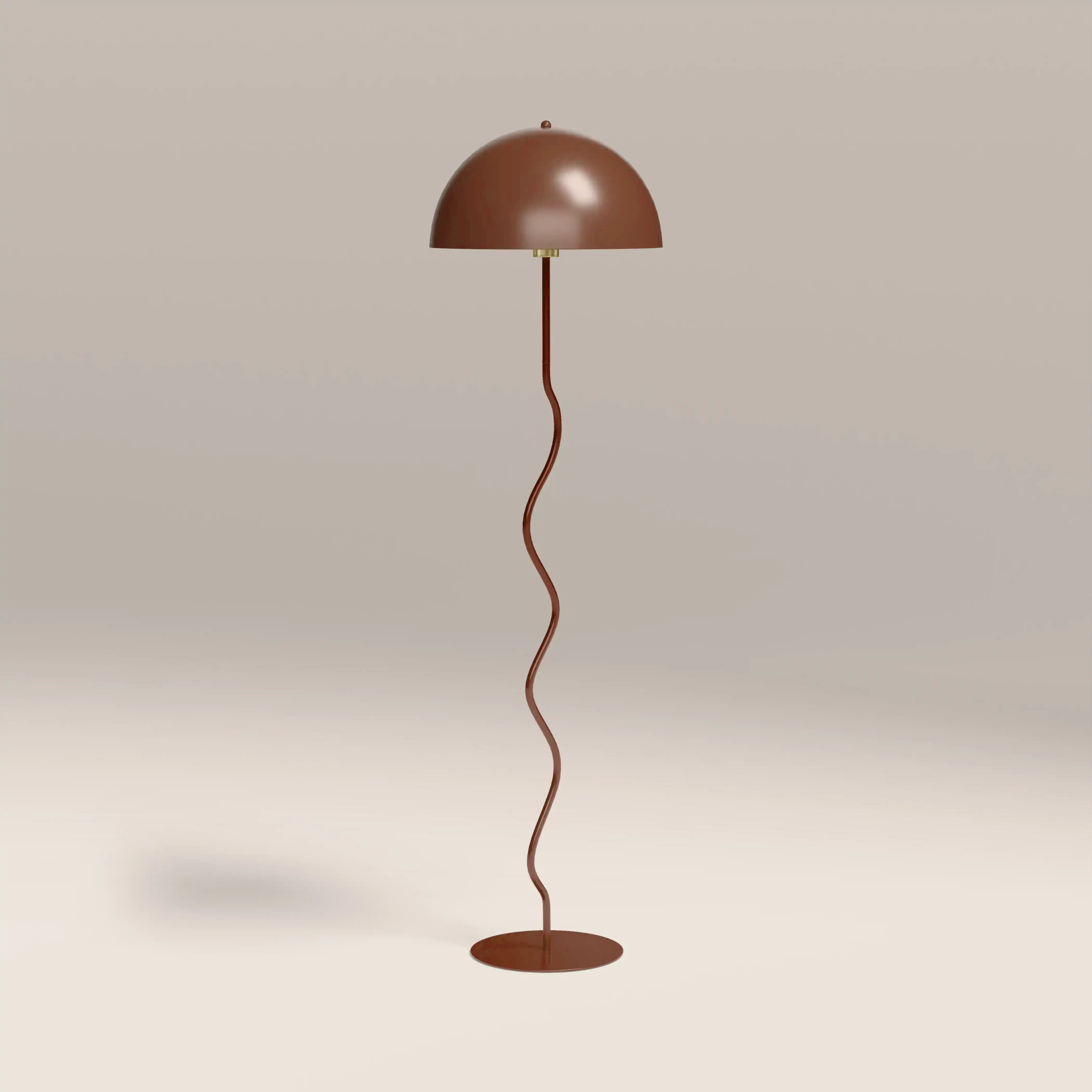 Alani Floor Lamp | Rust Red