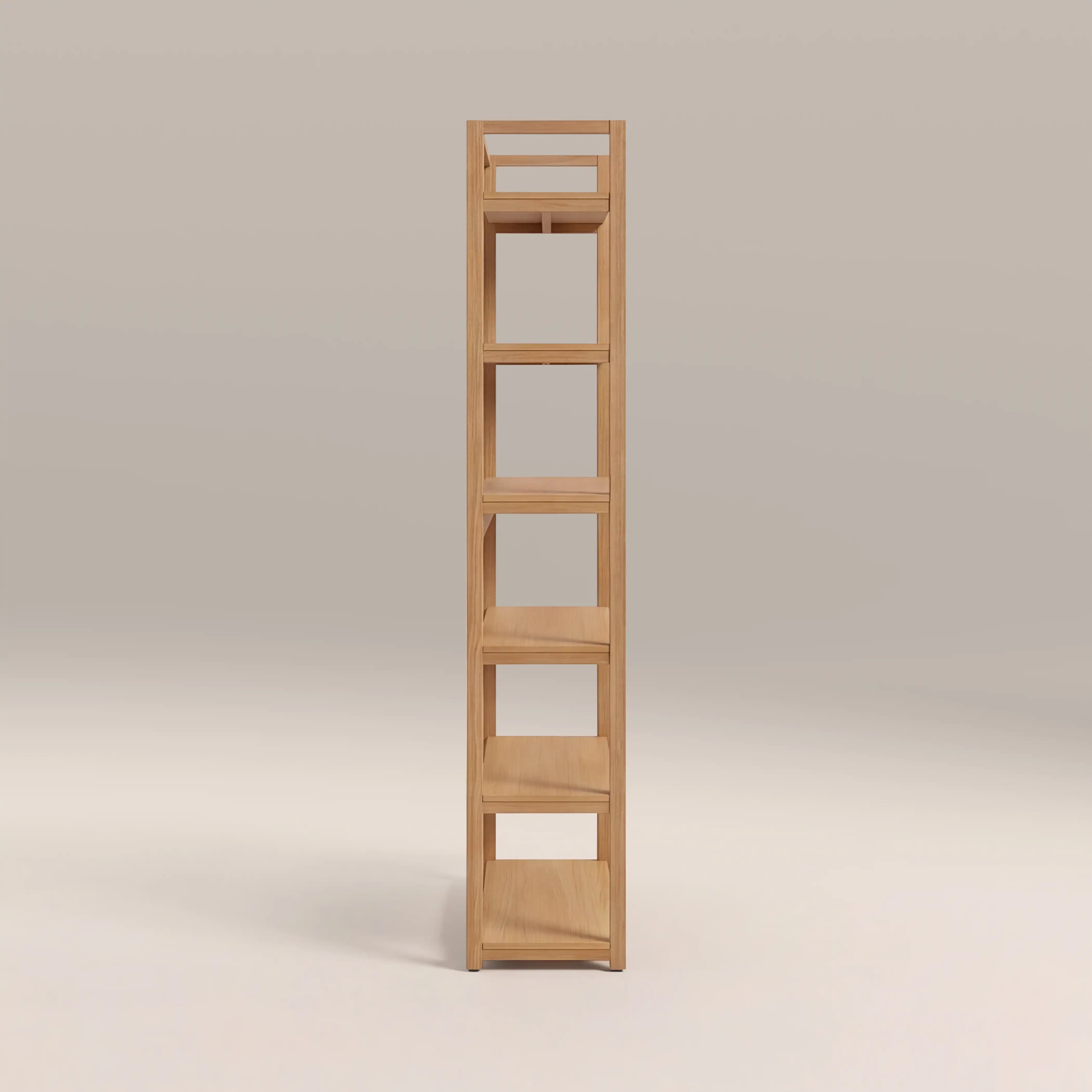 Albi Large Wooden Bookcase | Oak - Image 3