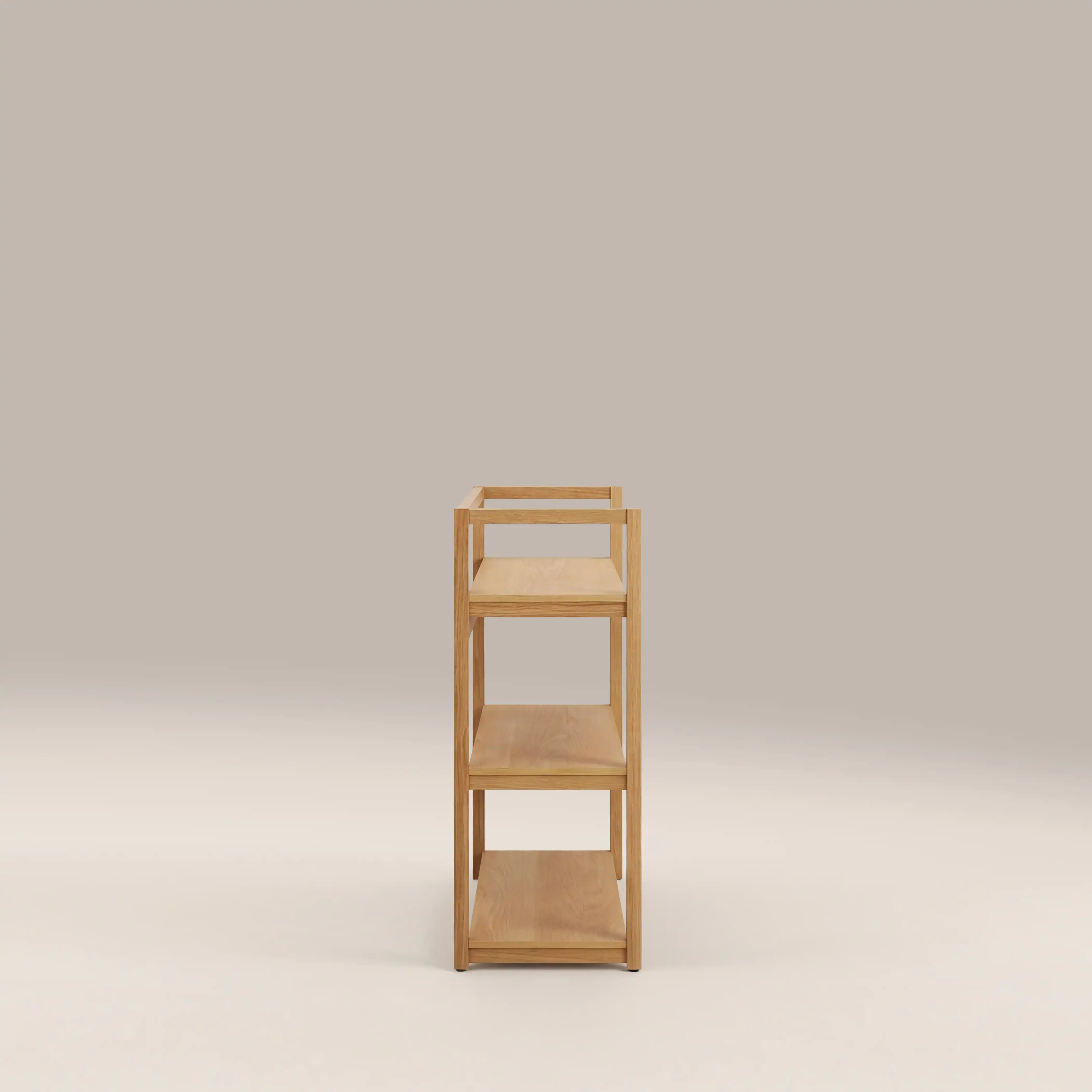Albi Wooden Bookcase | Oak - Image 3