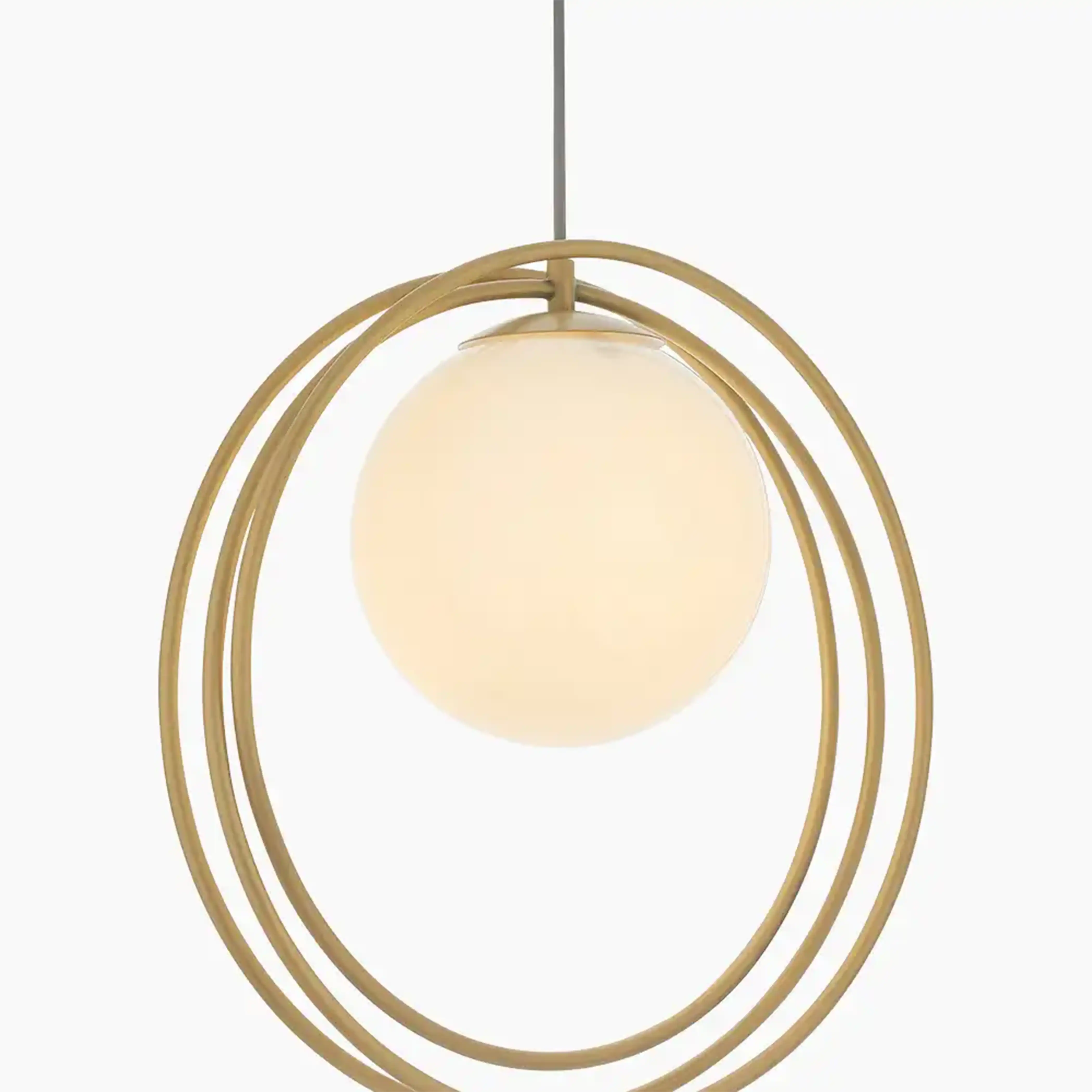 Altra Pendant Light | Opal & Brass - Image 10