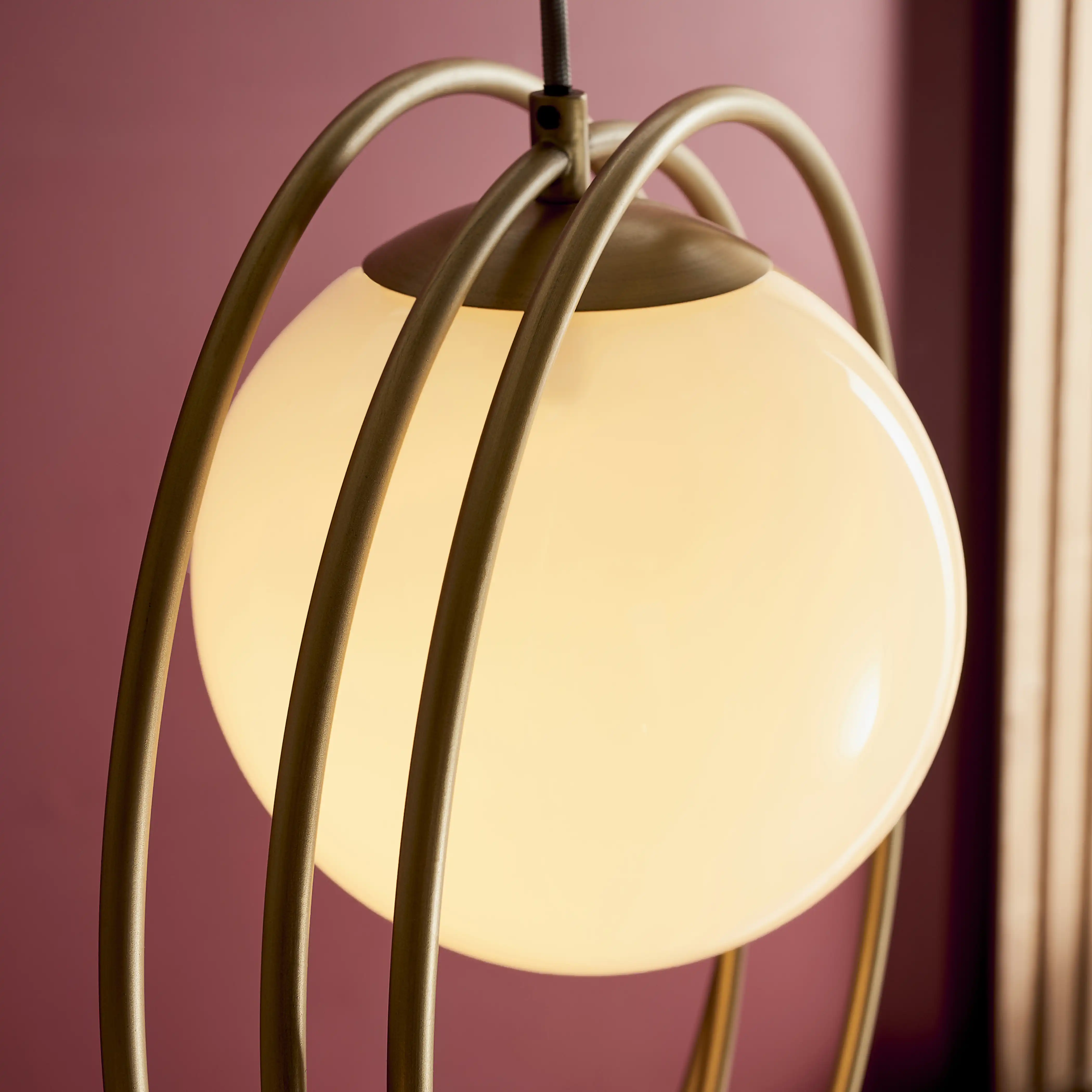 Altra Pendant Light | Opal & Brass - Image 5