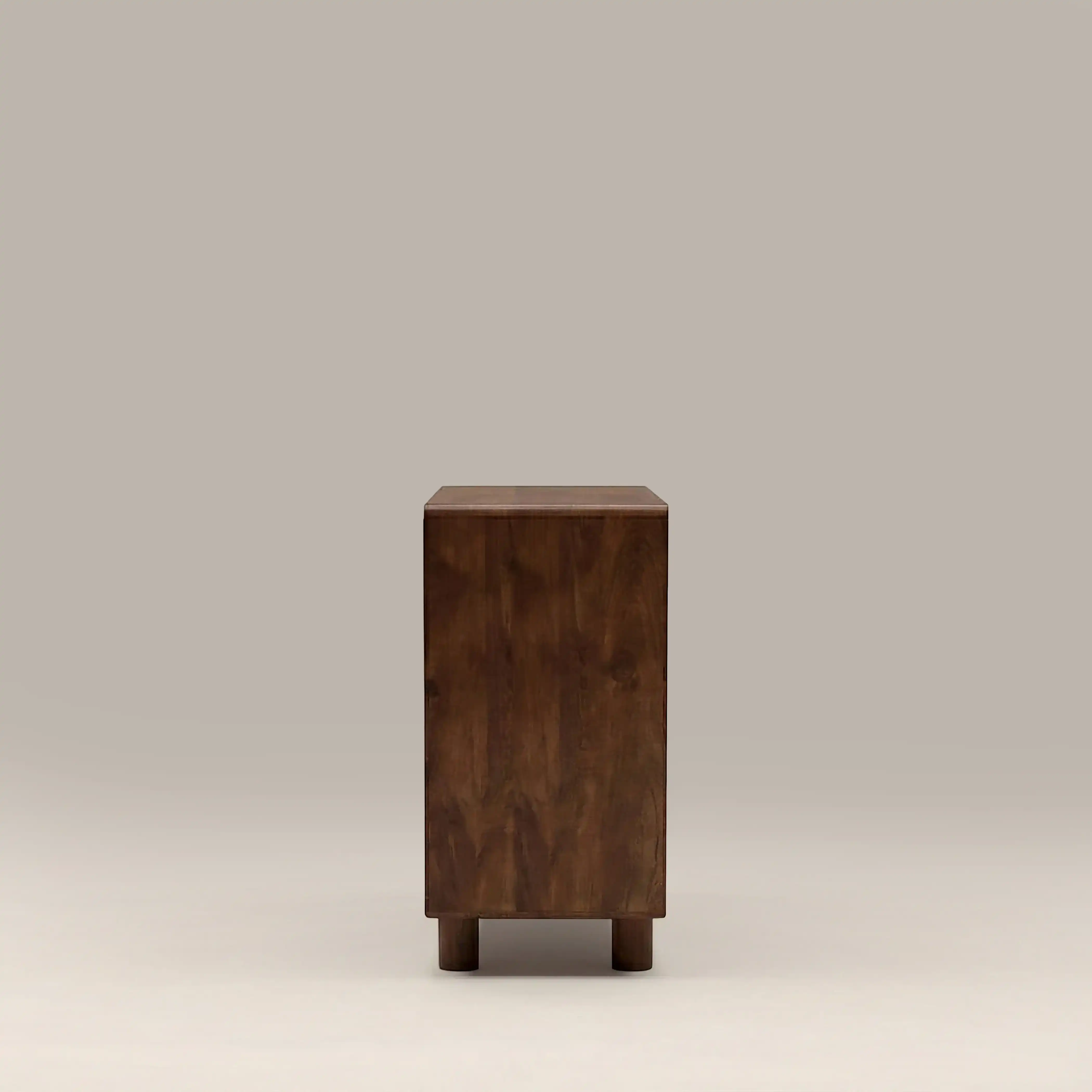 Arden 2 Door Wooden Sideboard | Walnut Burl Wood - Image 6
