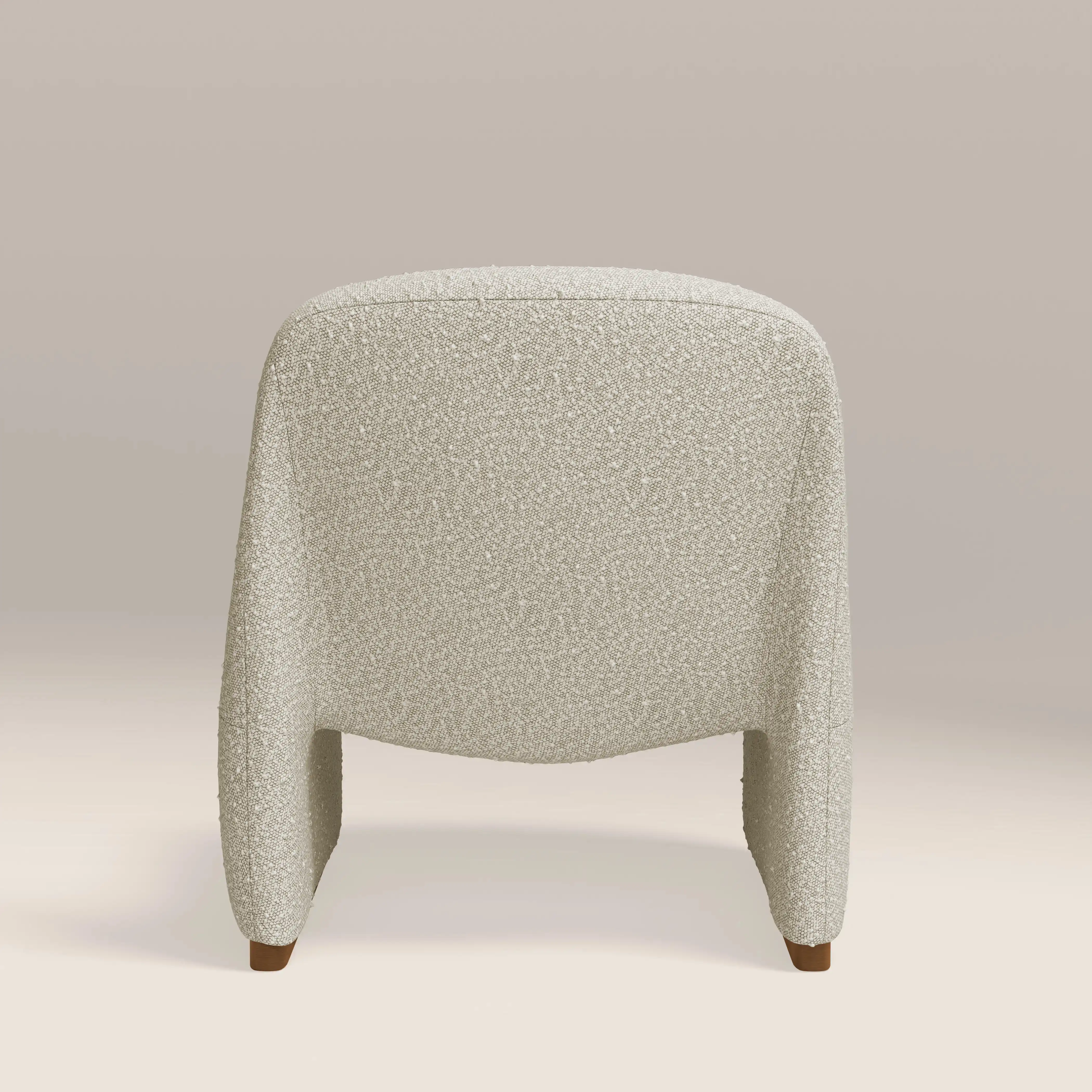 Arlet Accent Chair | Speckled Stone Sustainable Boucle & Walnut - Image 7