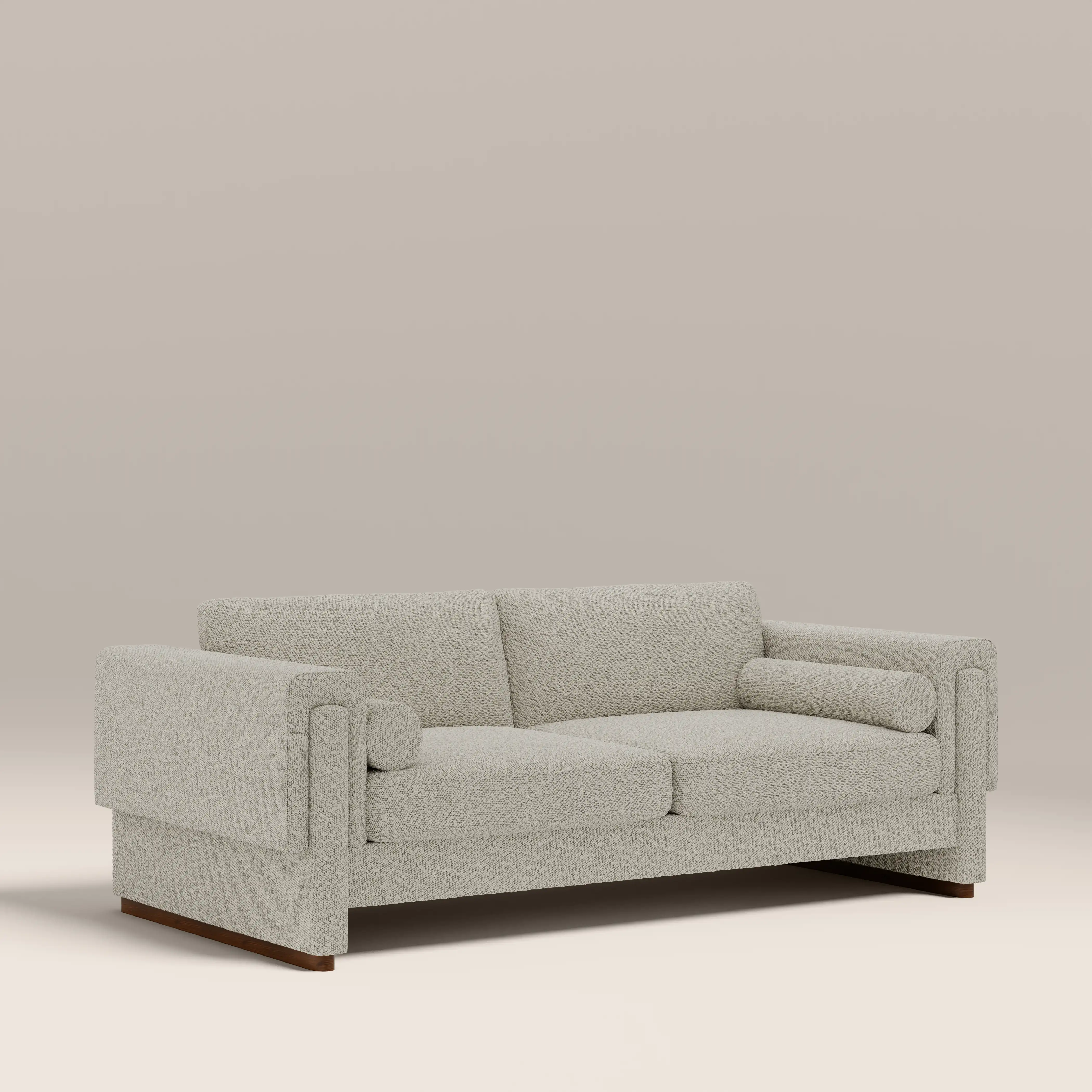 Ava 3 Seater Sofa | Speckled Stone Sustainable Boucle - Image 4