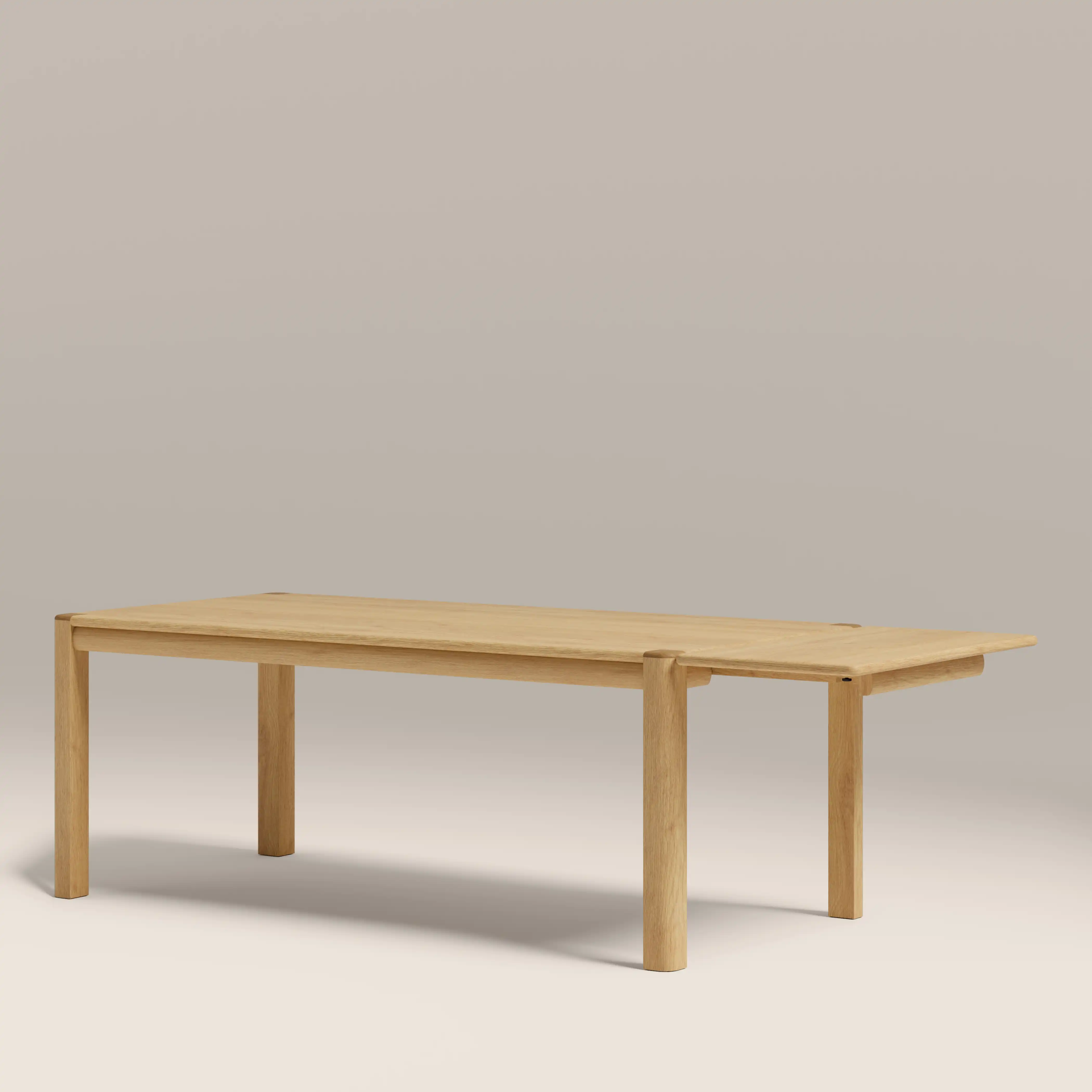 Avalon 8-10 Seat Rectangle Wooden Extendable Dining Table | Oak - Image 3