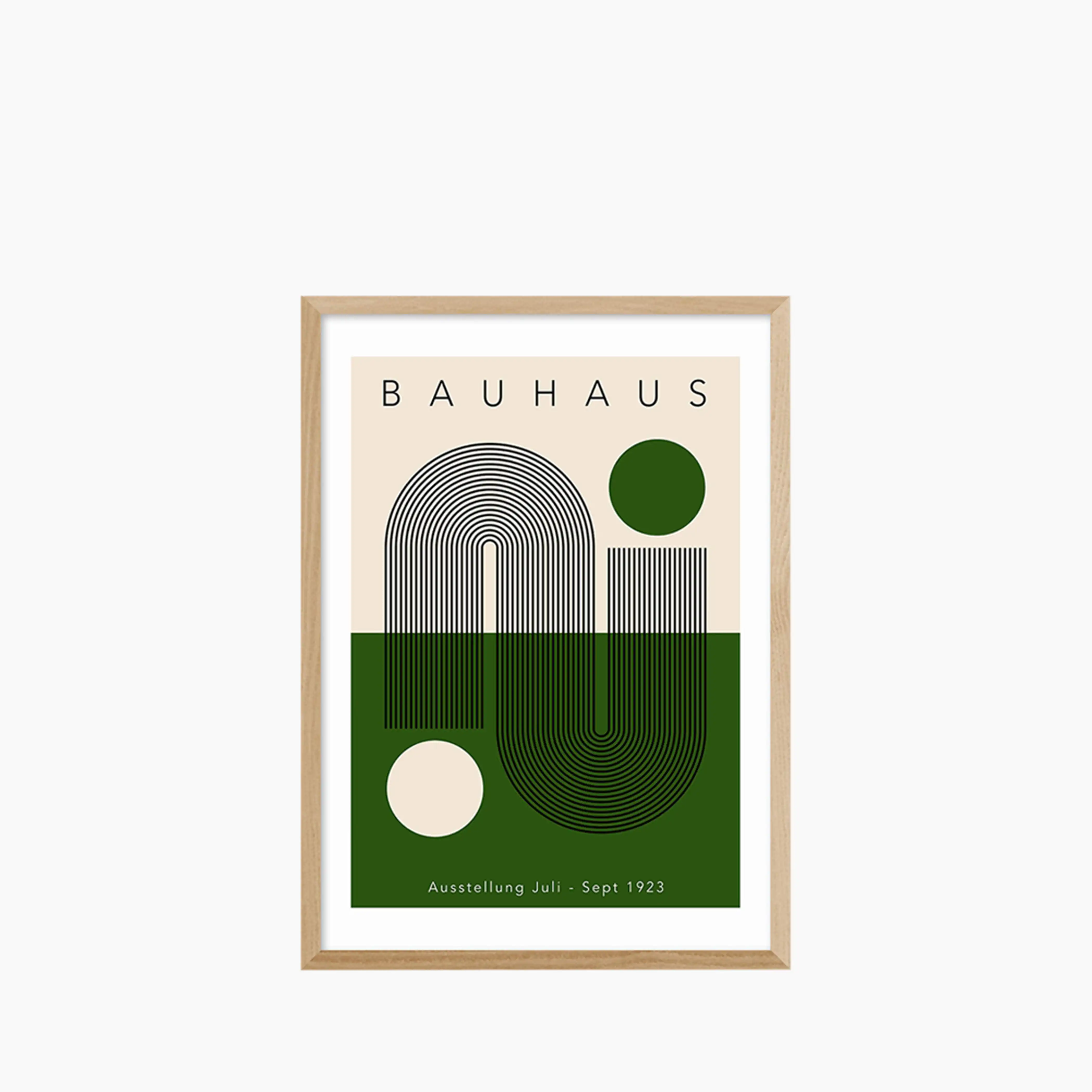 Bauhaus Green Graphic Print - Image 3