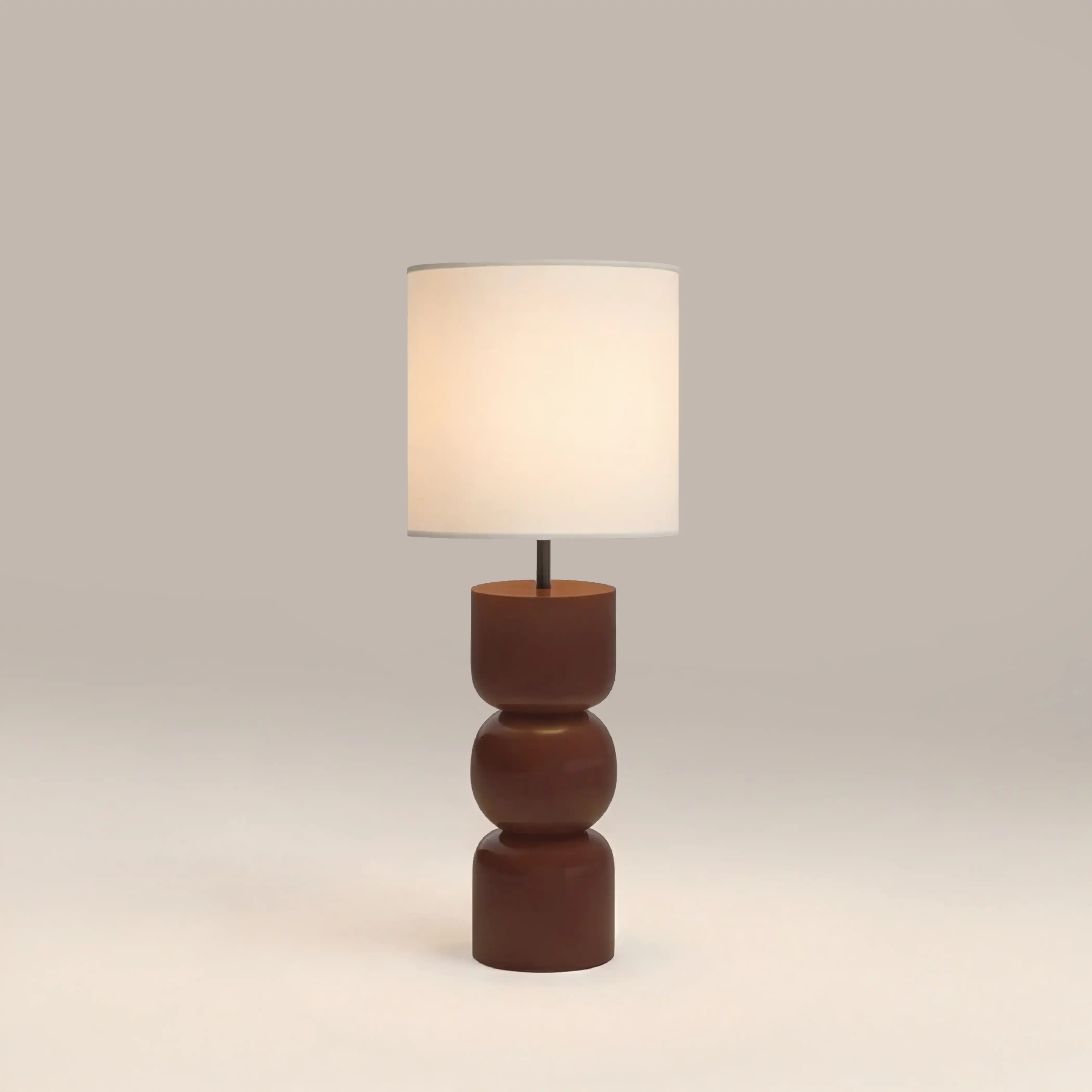 Bella Table Lamp | High Gloss Burgundy - Image 3