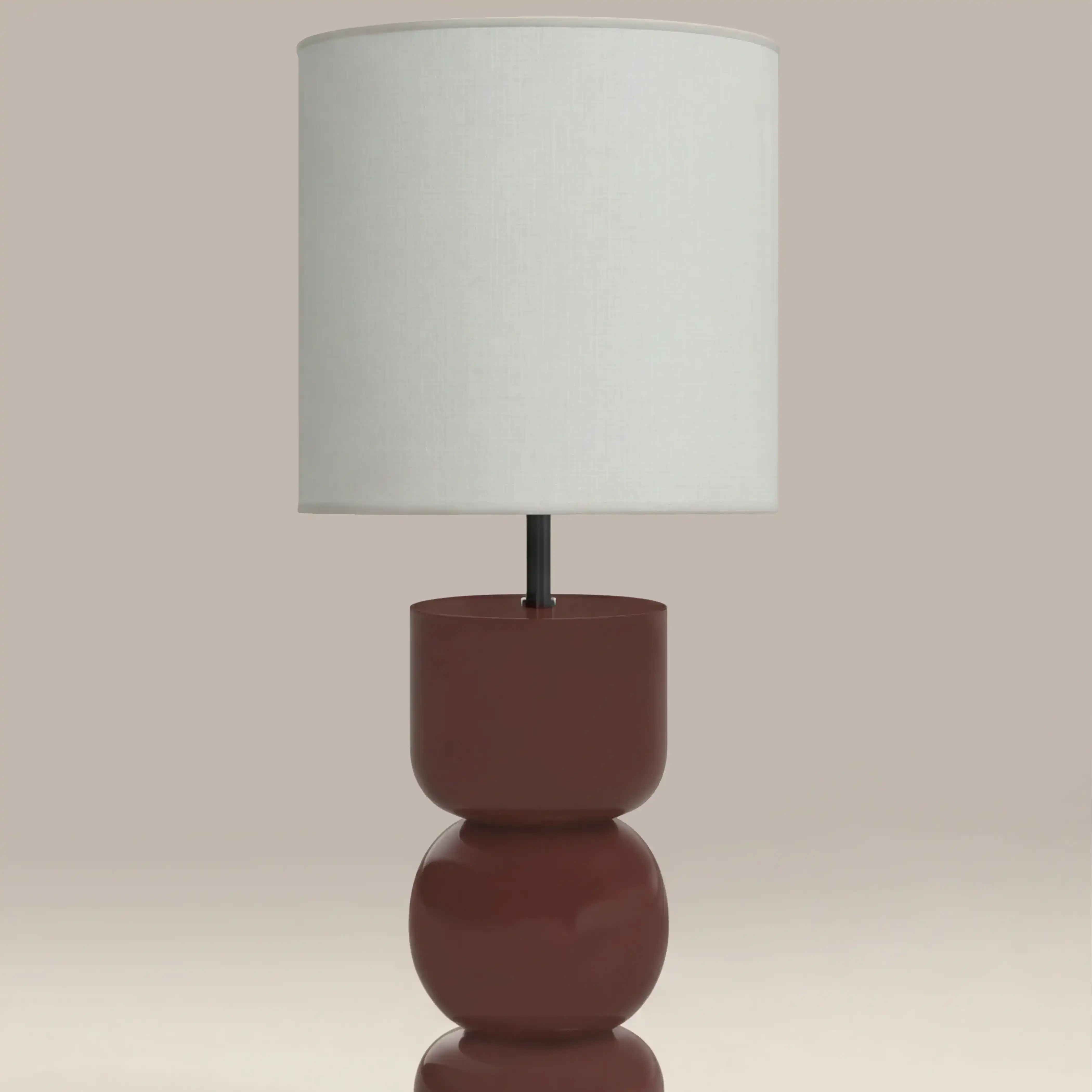 Bella Table Lamp | High Gloss Burgundy - Image 5