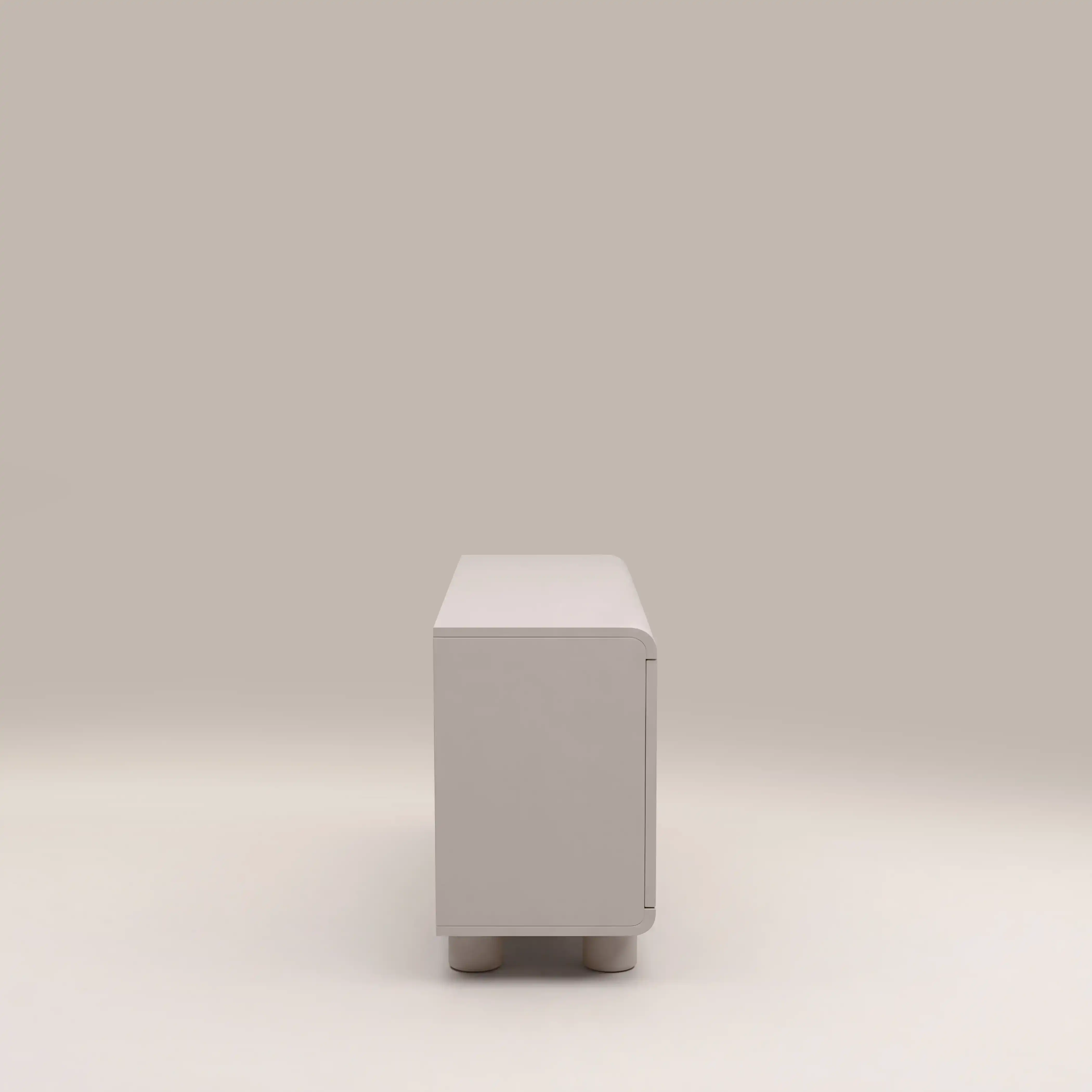 Bera 3 Door Large Sideboard | Light Grey - Image 4