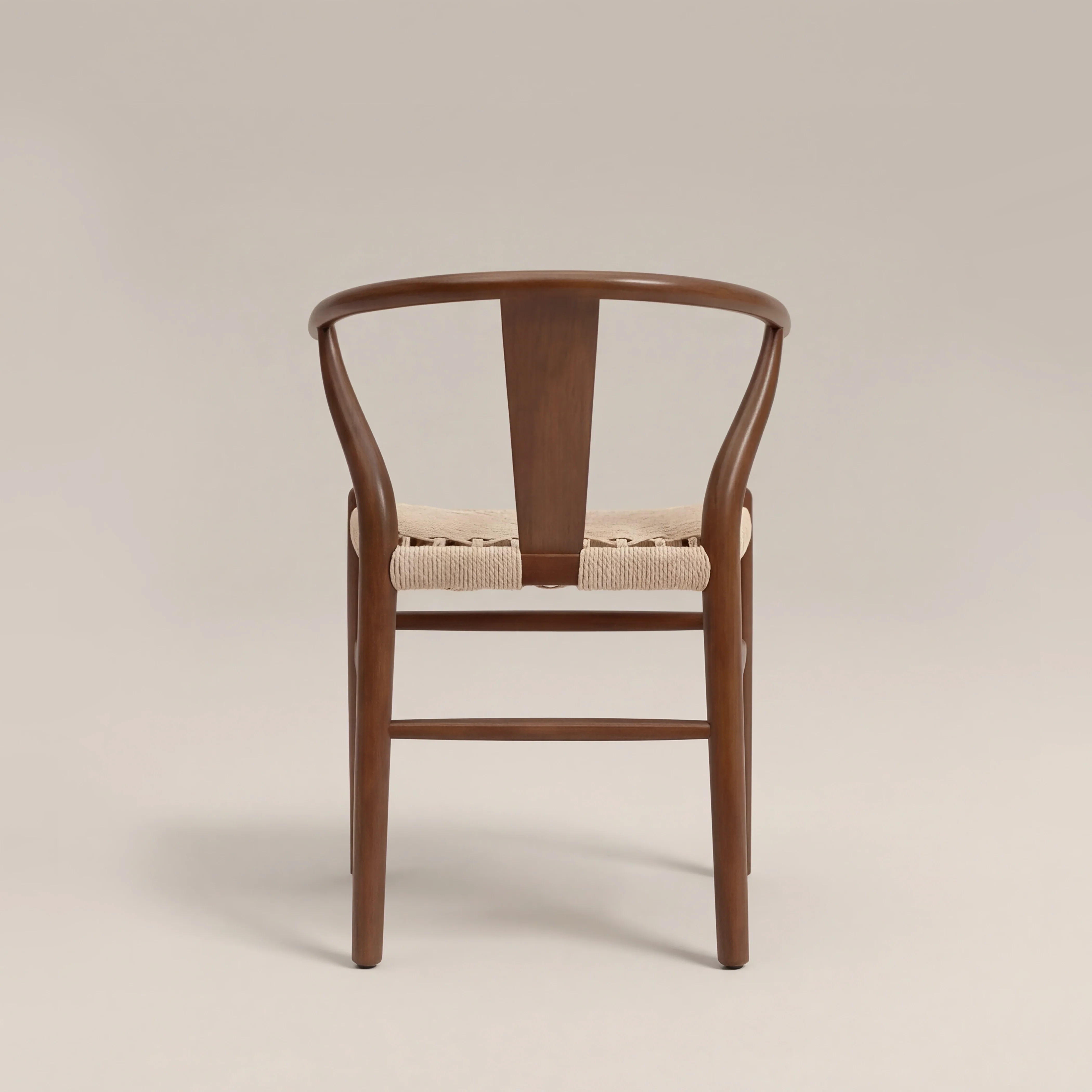 Bjorn Wooden Dining Chair | Natural Weave & Walnut - Image 5
