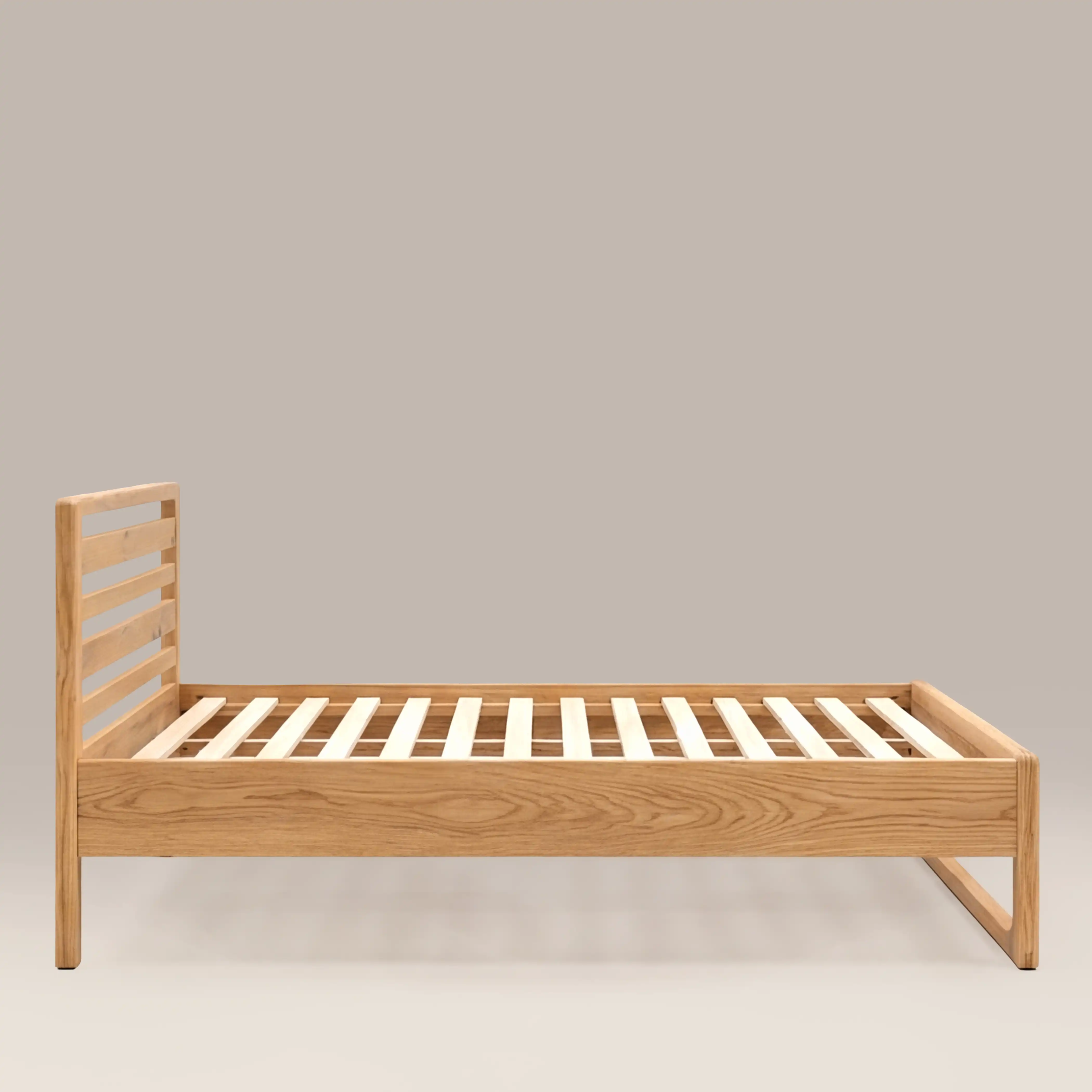 Blair Wooden King Bed | Oak - Image 3