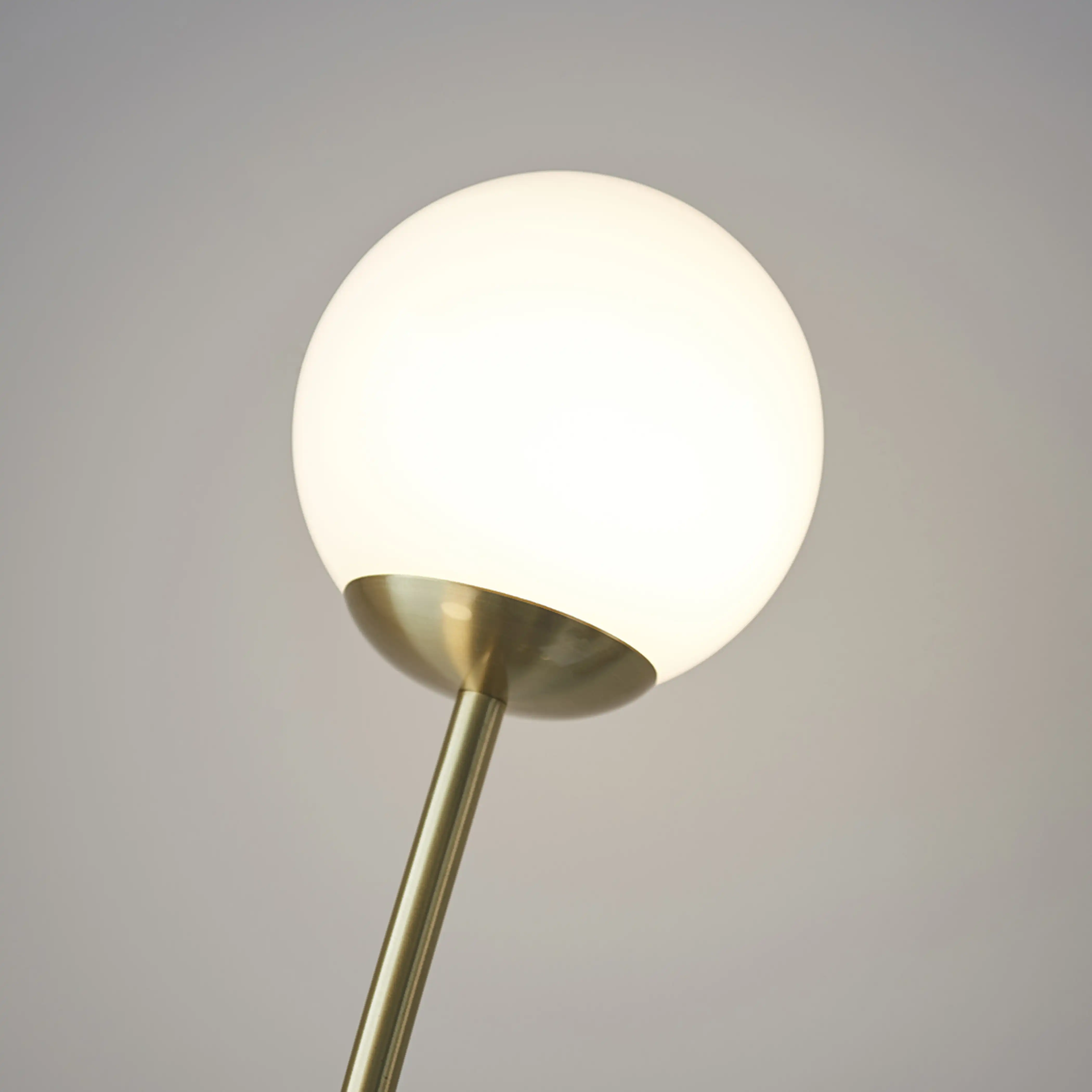 Bloom Floor Lamp | Opal & Brass - Image 5