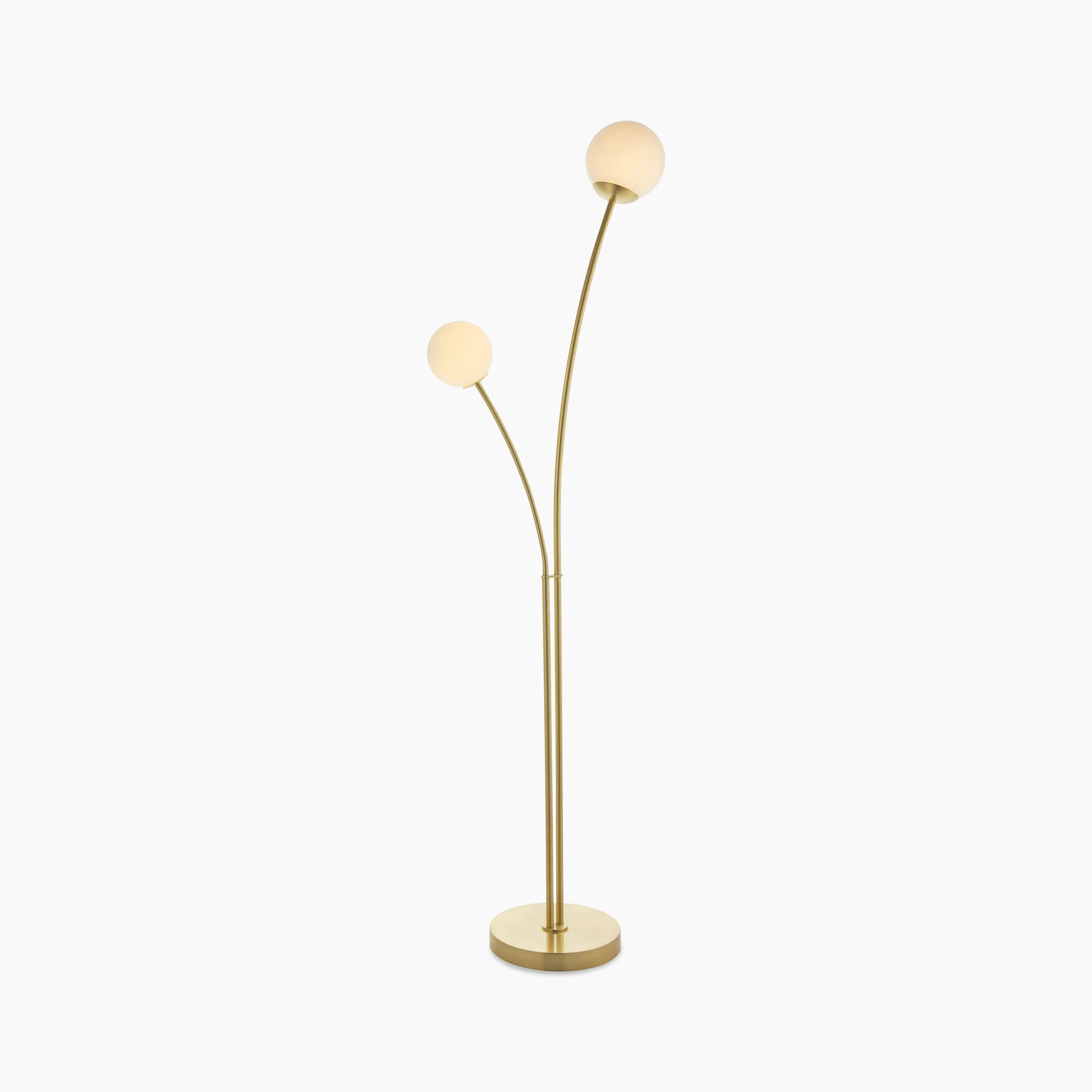 Bloom Floor Lamp | Opal & Brass - Image 7