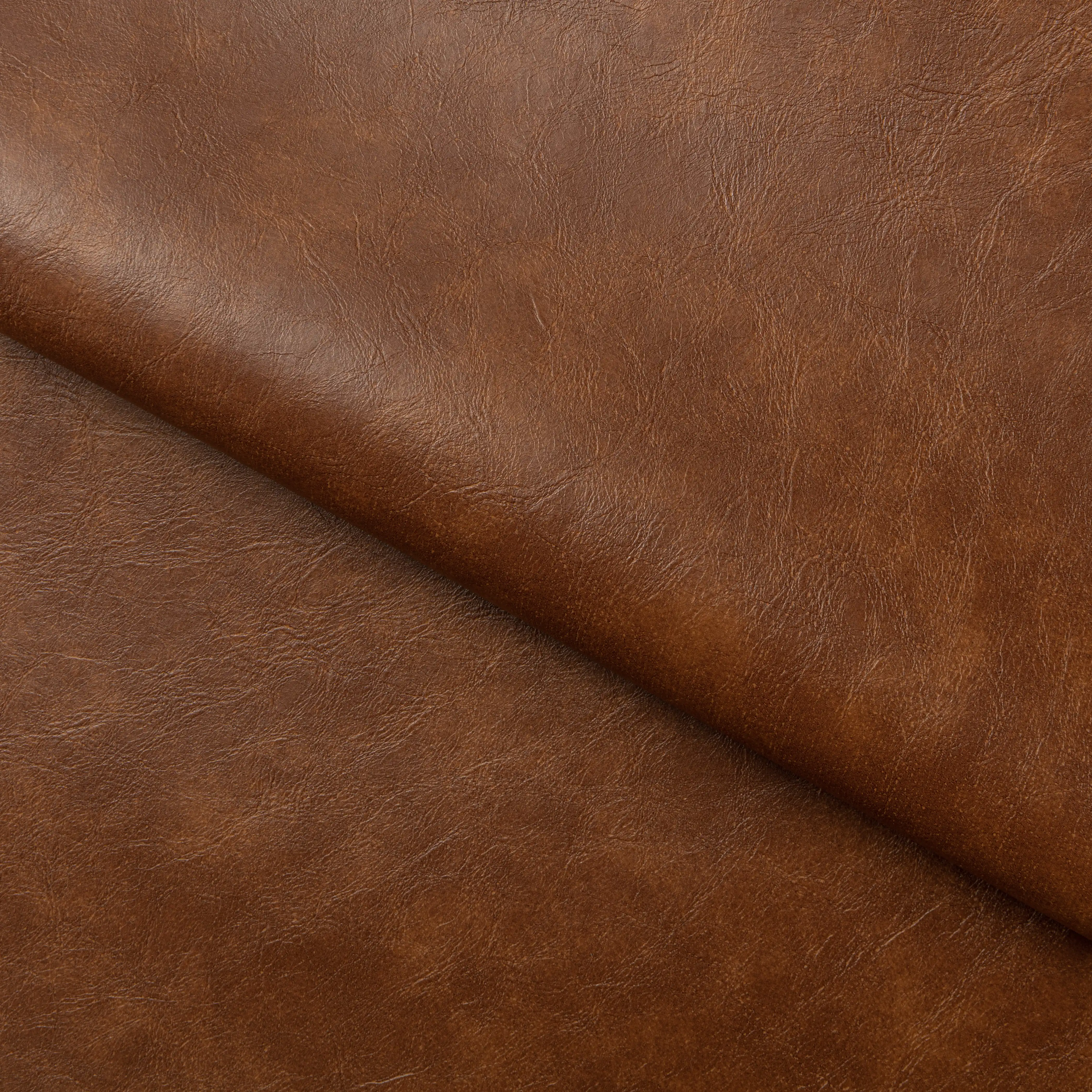 Boston Bar Stool With Backrest | Tan Faux Leather & Gunmetal - Image 3
