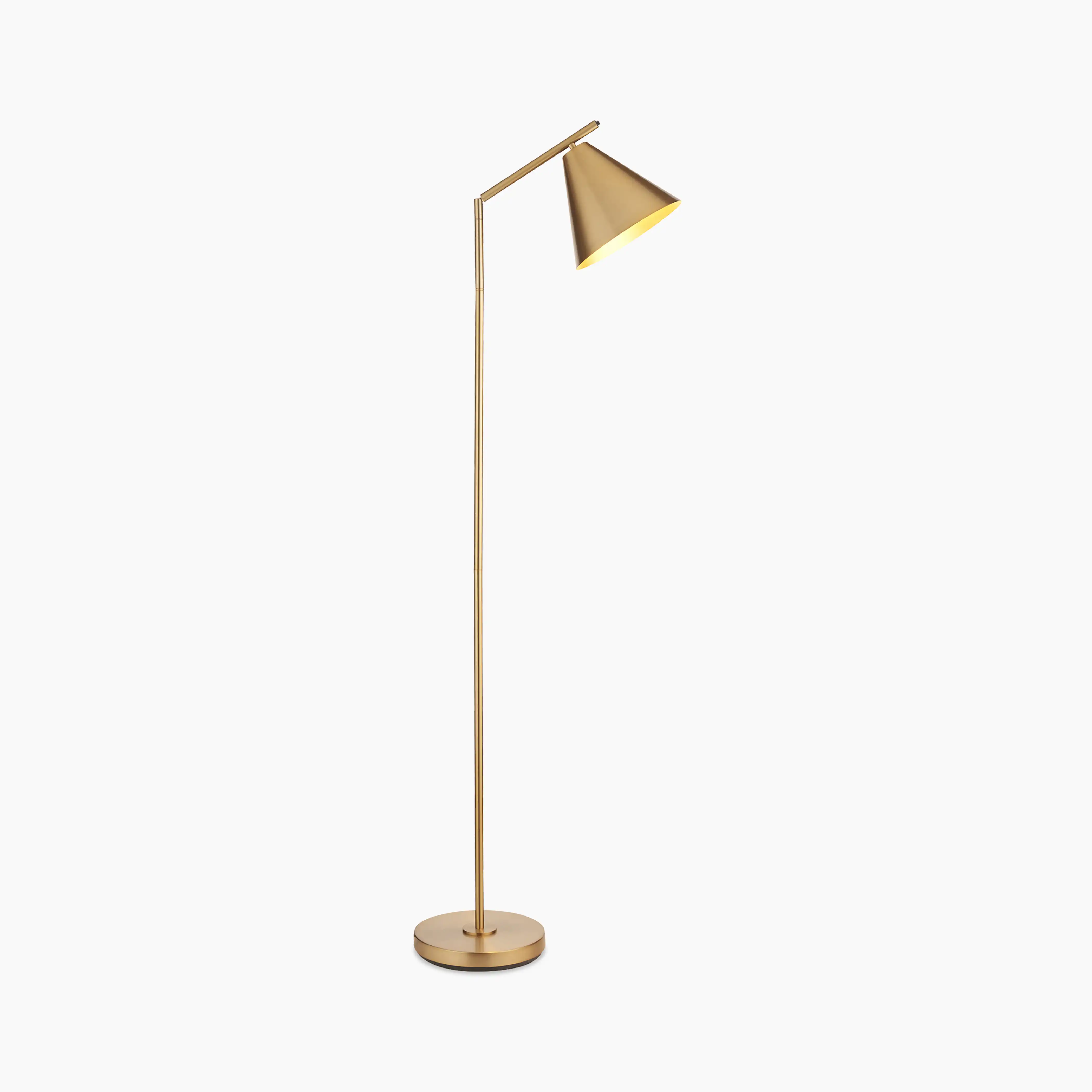 Cape Floor Lamp | Antique Brushed Brass - Image 9