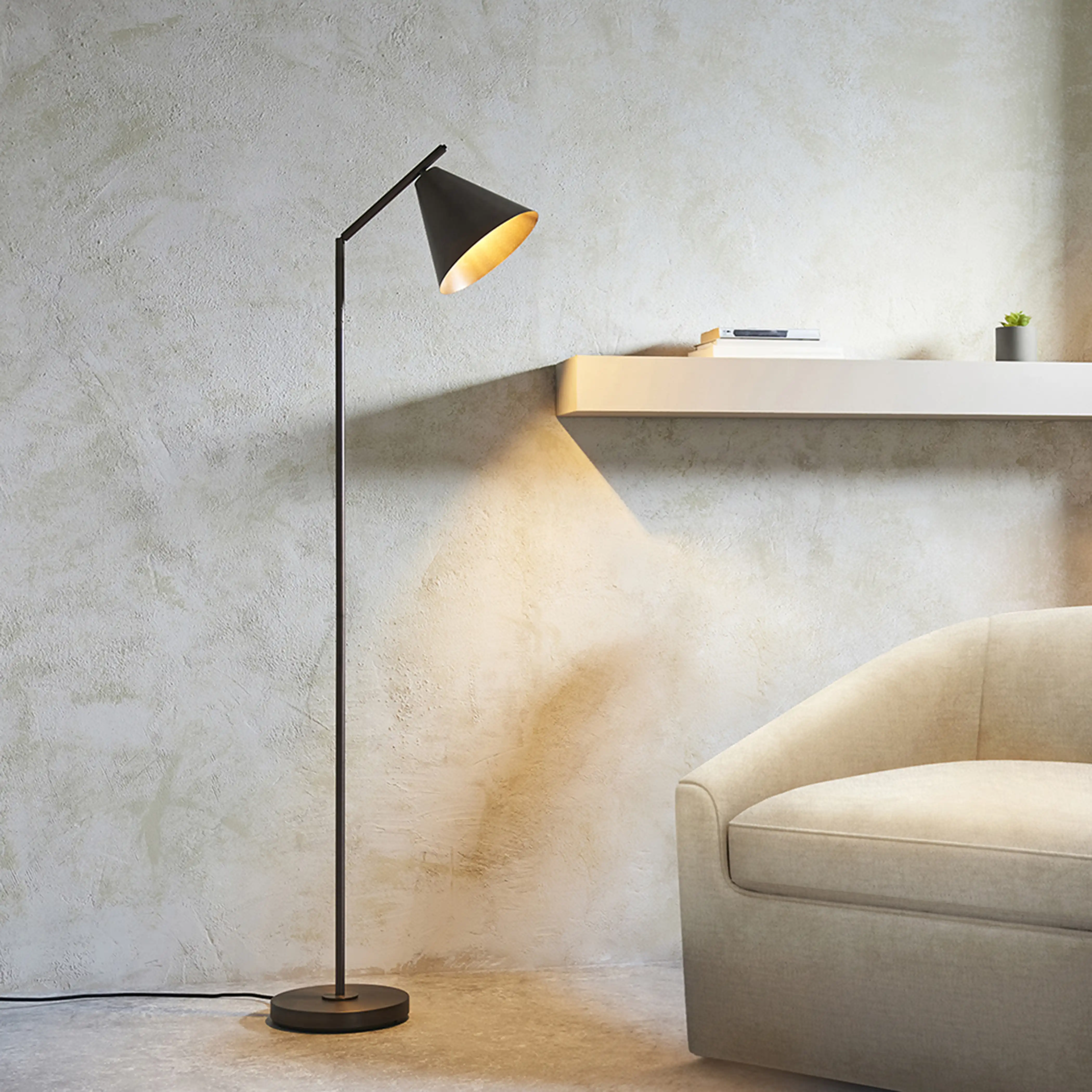 Cape Floor Lamp | Antique Brushed Bronze - Image 3