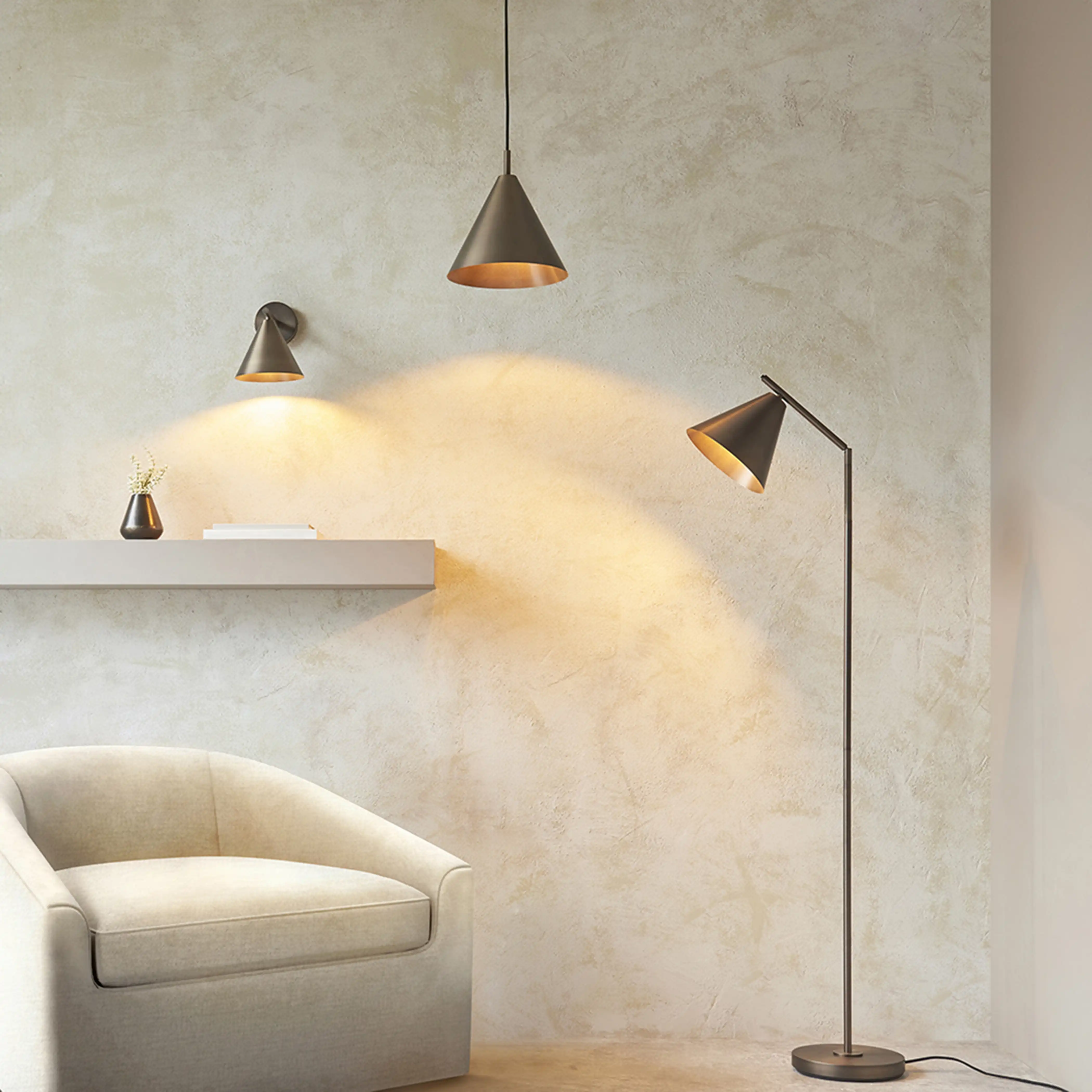 Cape Floor Lamp | Antique Brushed Bronze - Image 7