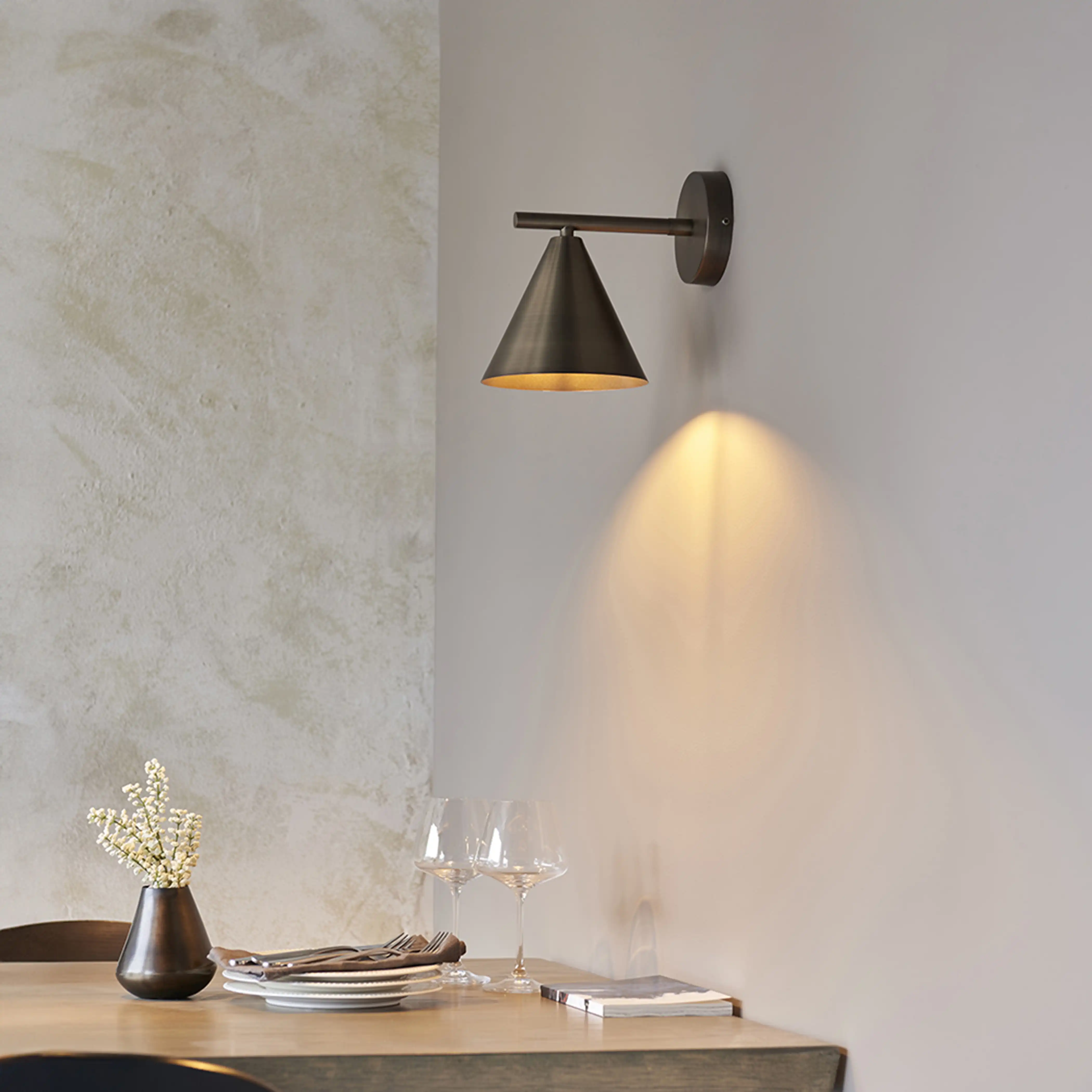 Cape Wall Light | Antique Brushed Bronze - Image 2