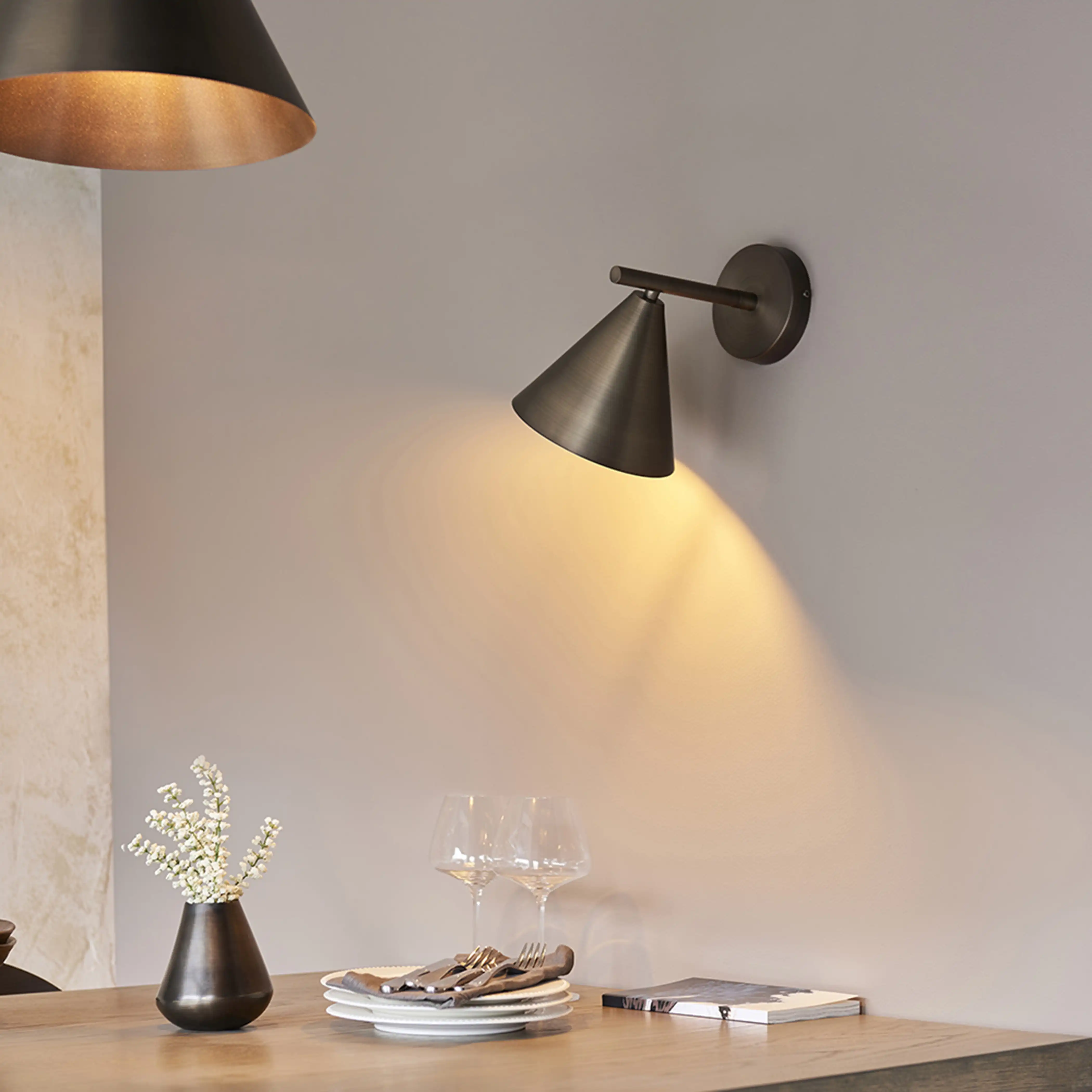 Cape Wall Light | Antique Brushed Bronze - Image 3