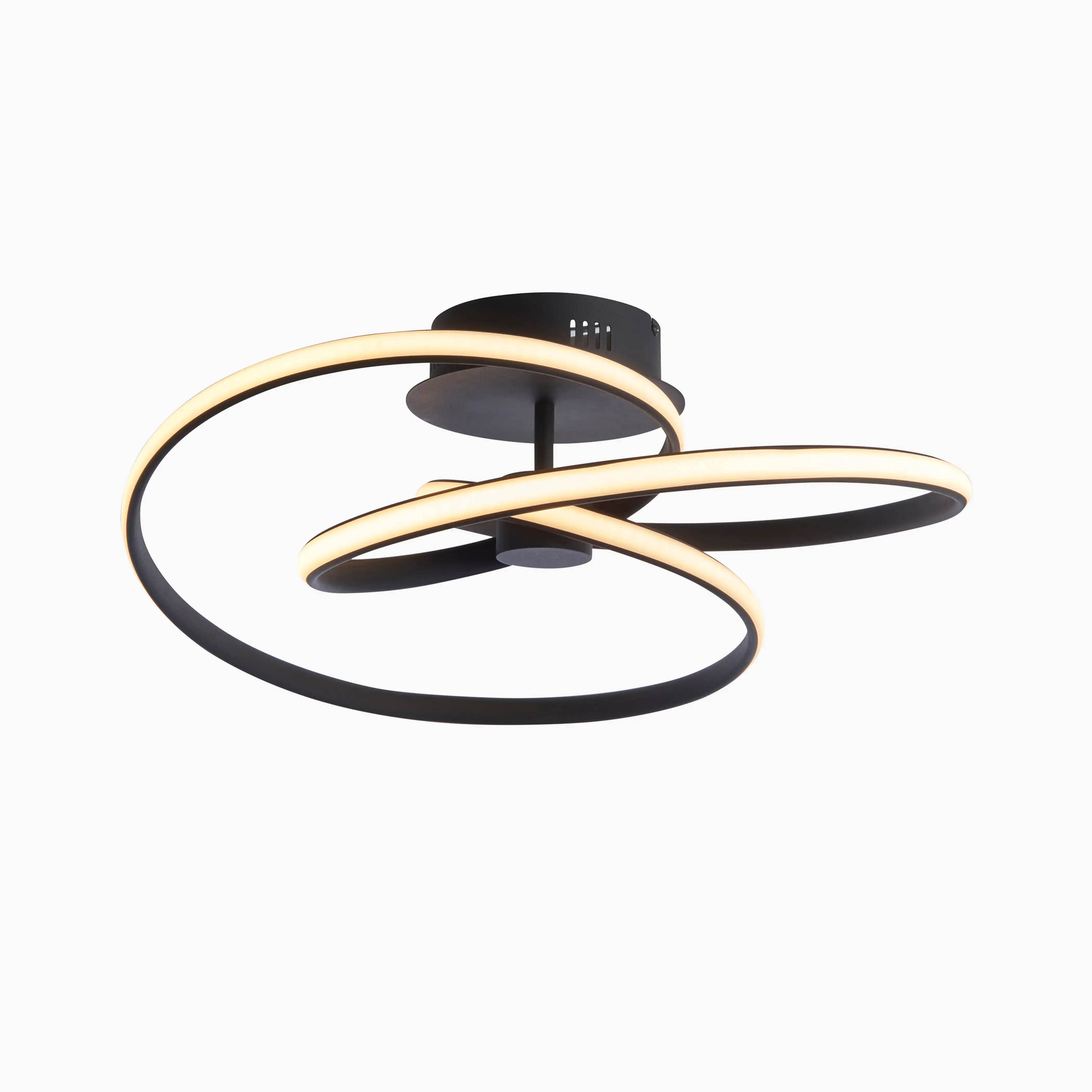 Cara Flush Ceiling Light | Black - Image 6