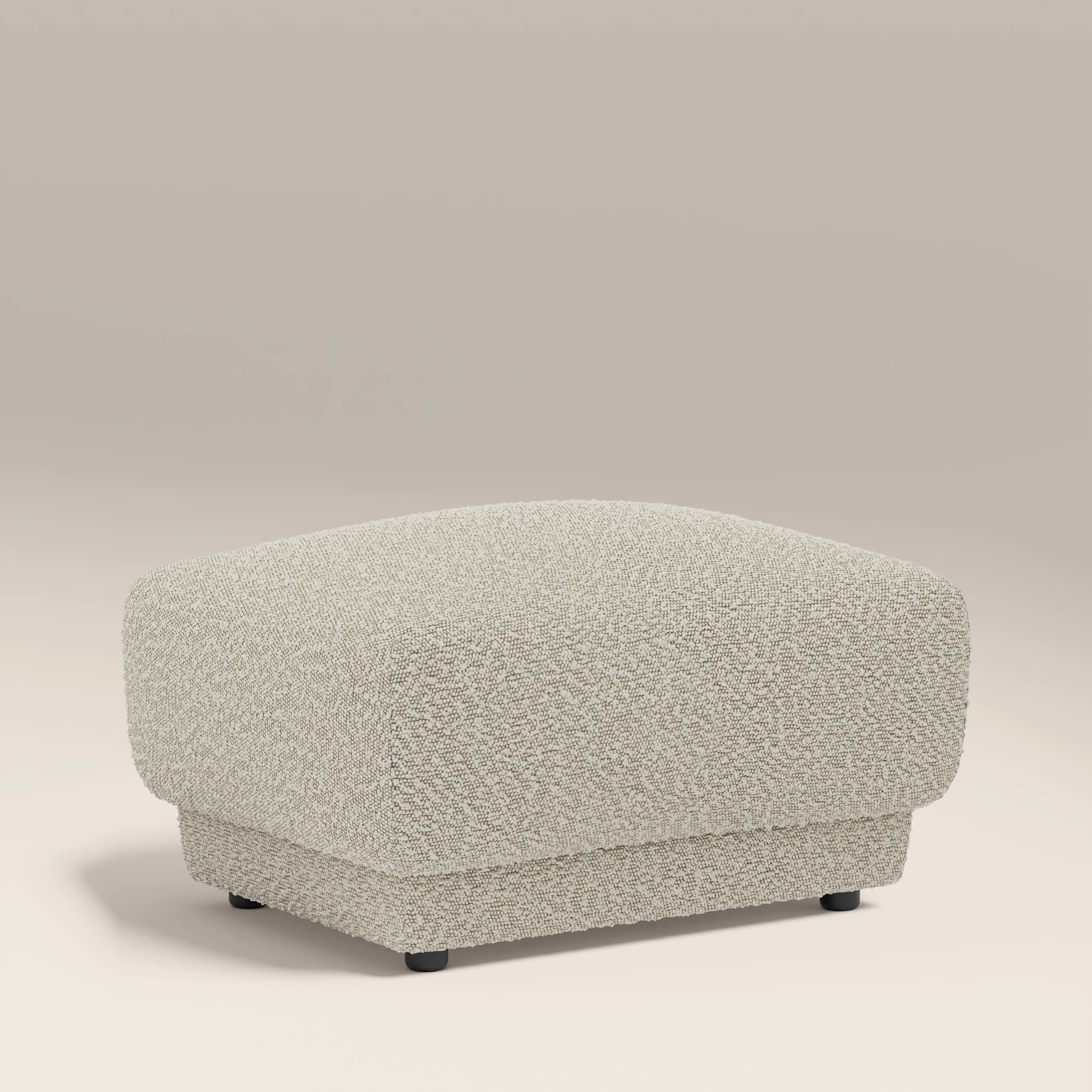 Cloud Footstool | Speckled Stone Sustainable Boucle - Image 4