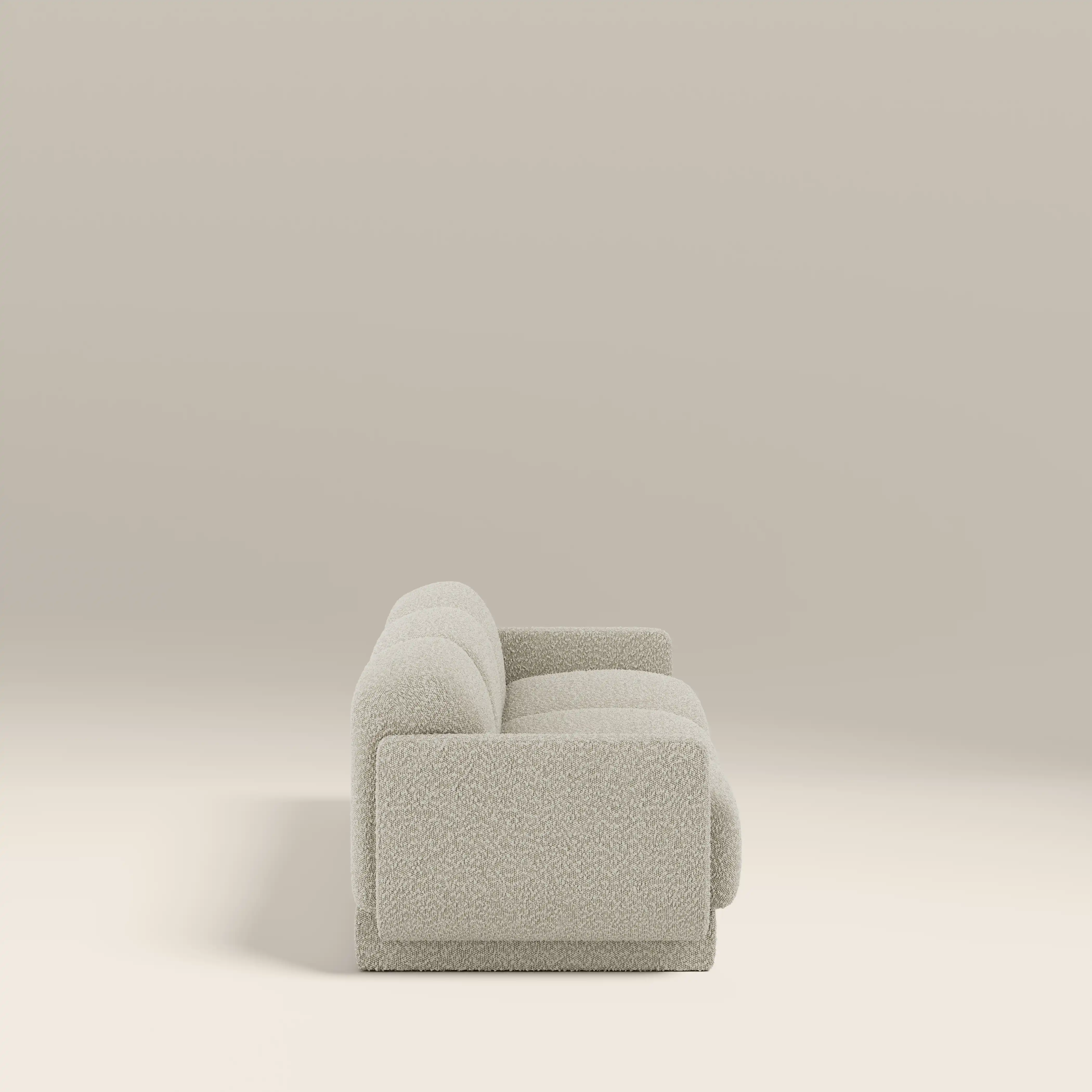 Connick 3 Seater Sofa | Speckled Stone Sustainable Boucle - Image 4