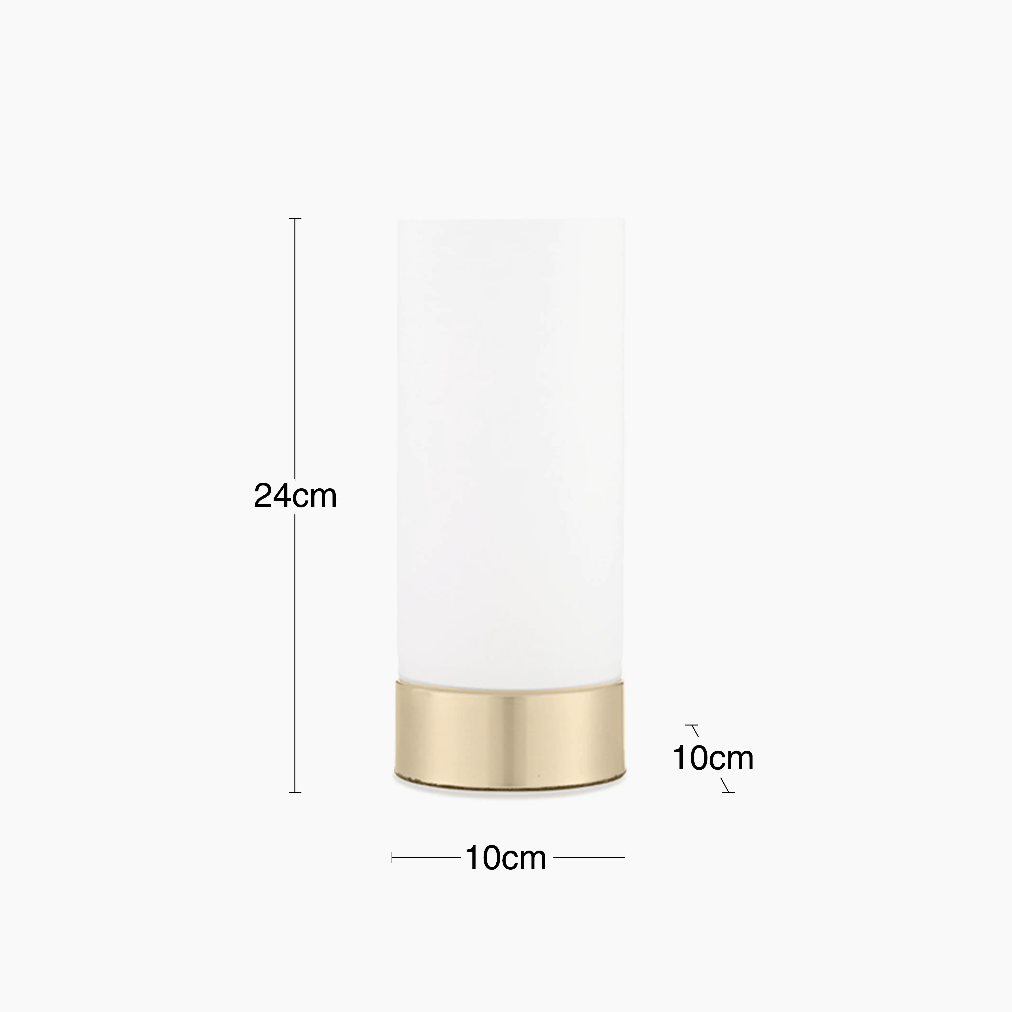 Dara Table Lamp | Opal & Brass - Image 4