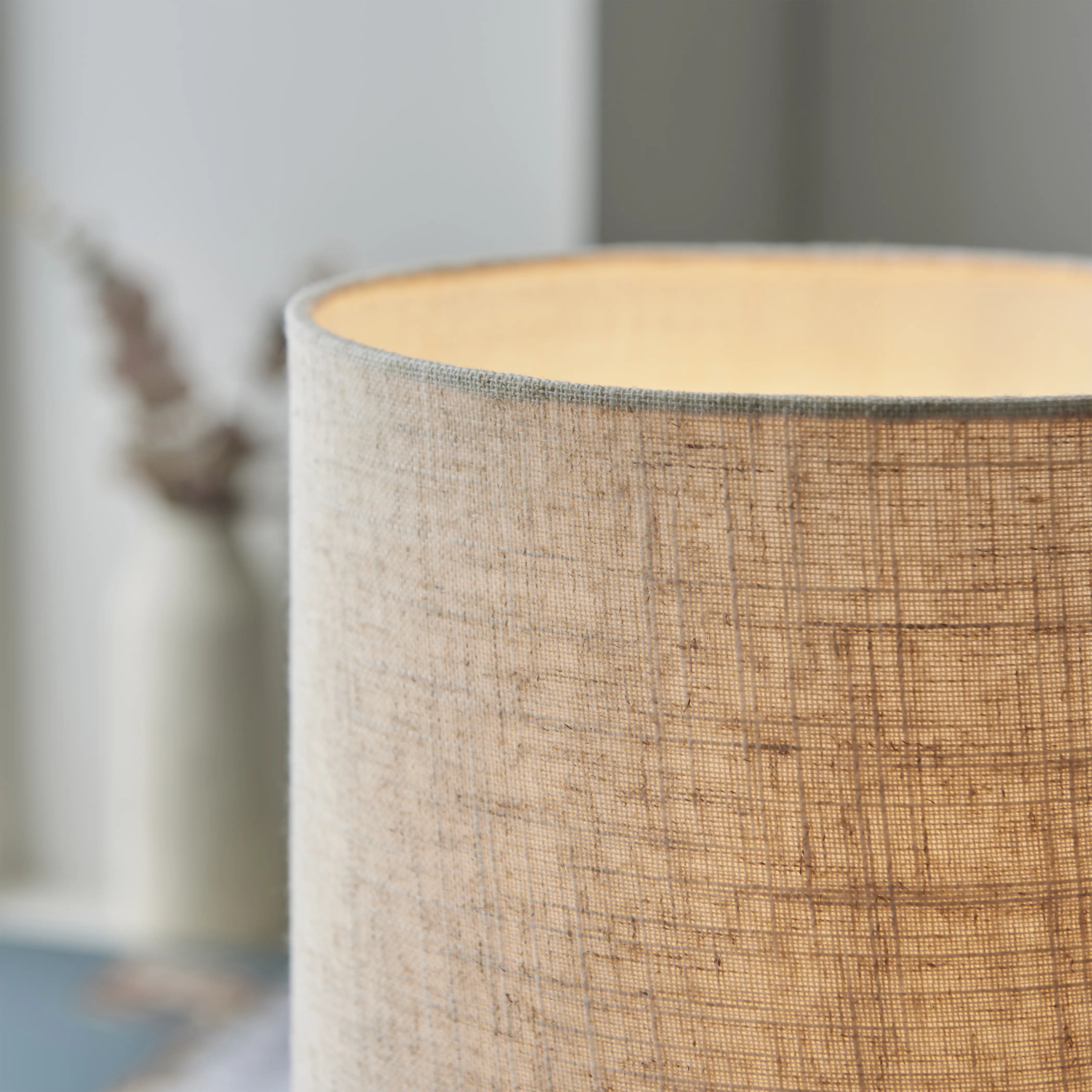 Durban Table Lamp | Natural Linen - Image 4