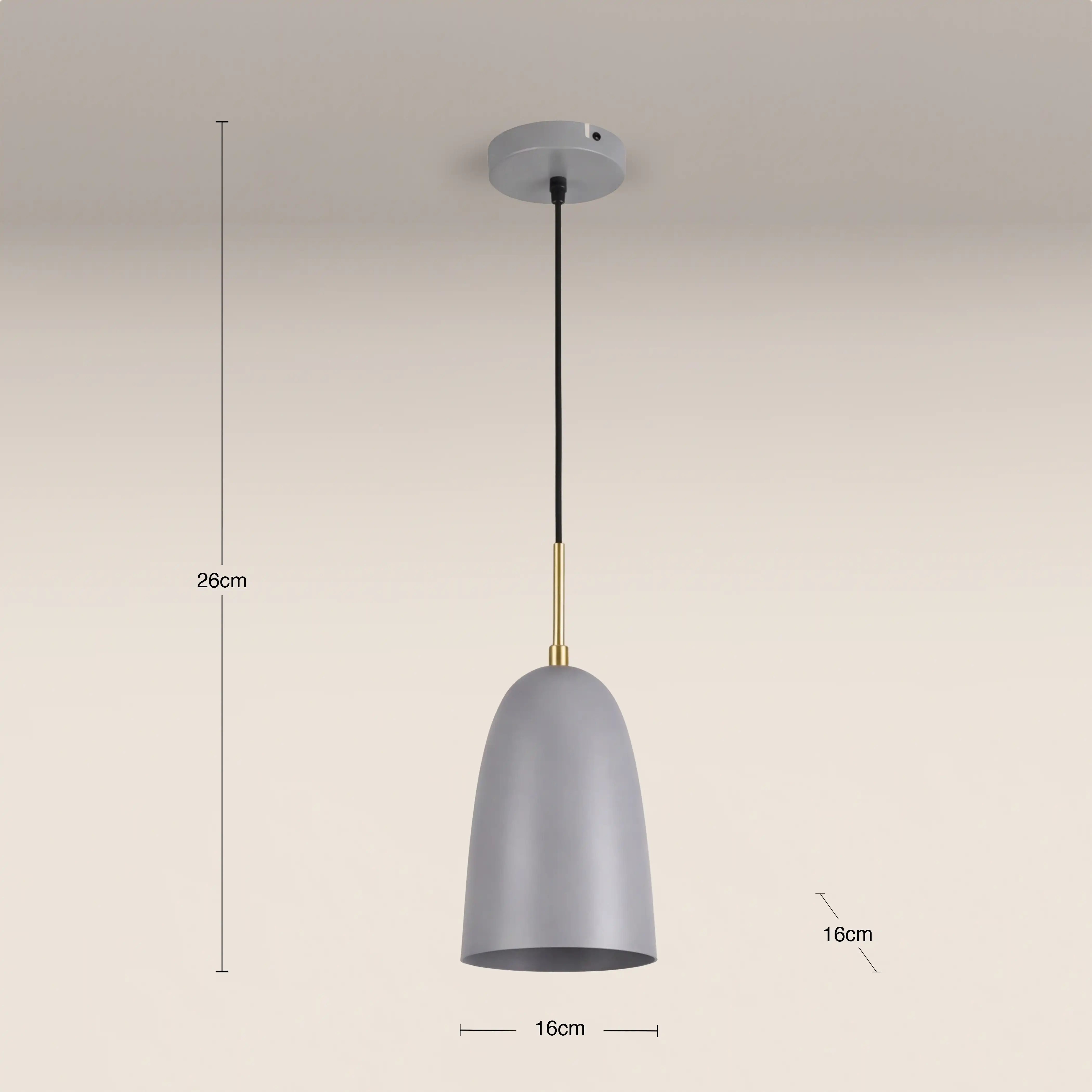 Ebbe Pendant Light | Cool Grey - Image 5