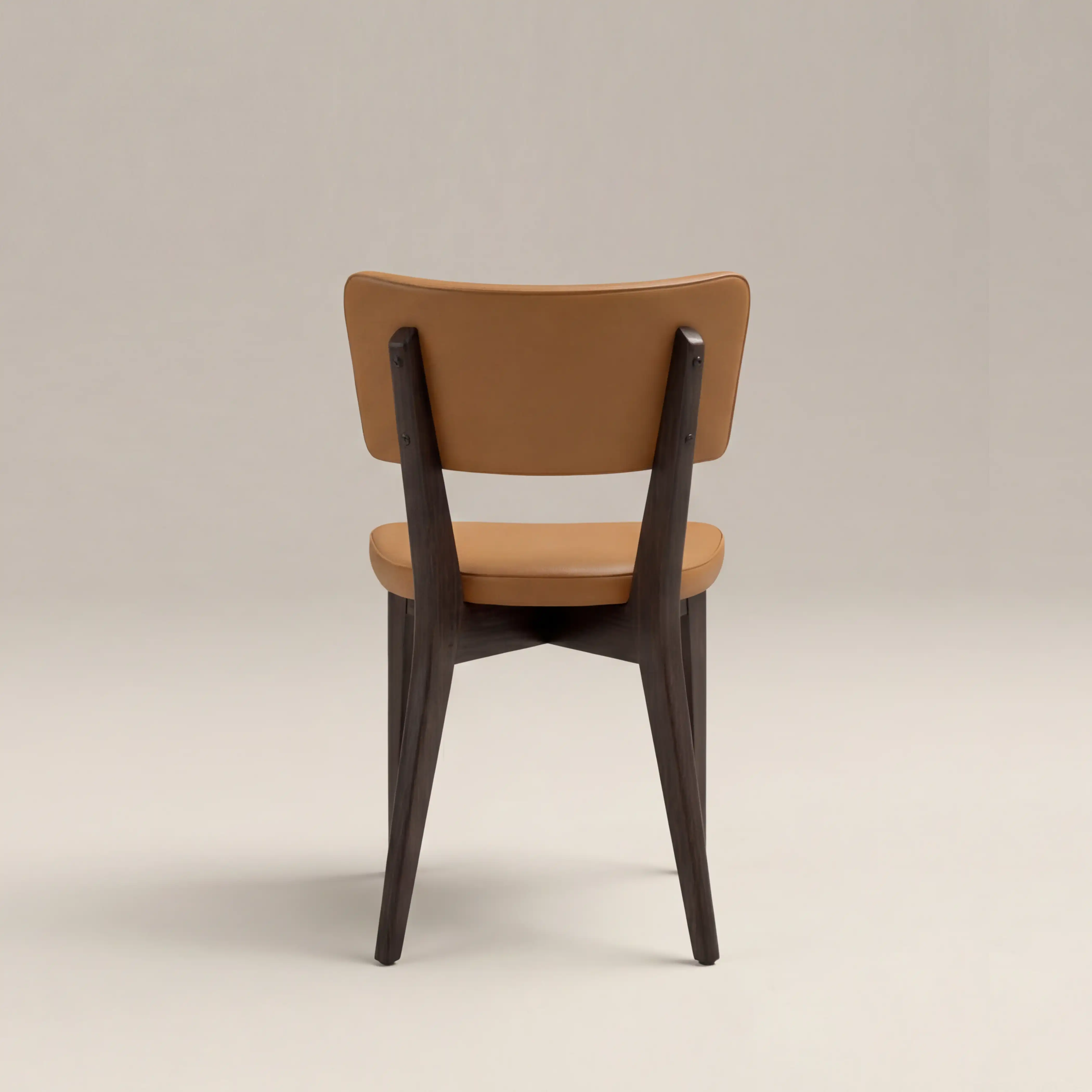 Eleanora Wooden Dining Chair | Quilted Seat & Backrest - Image 4
