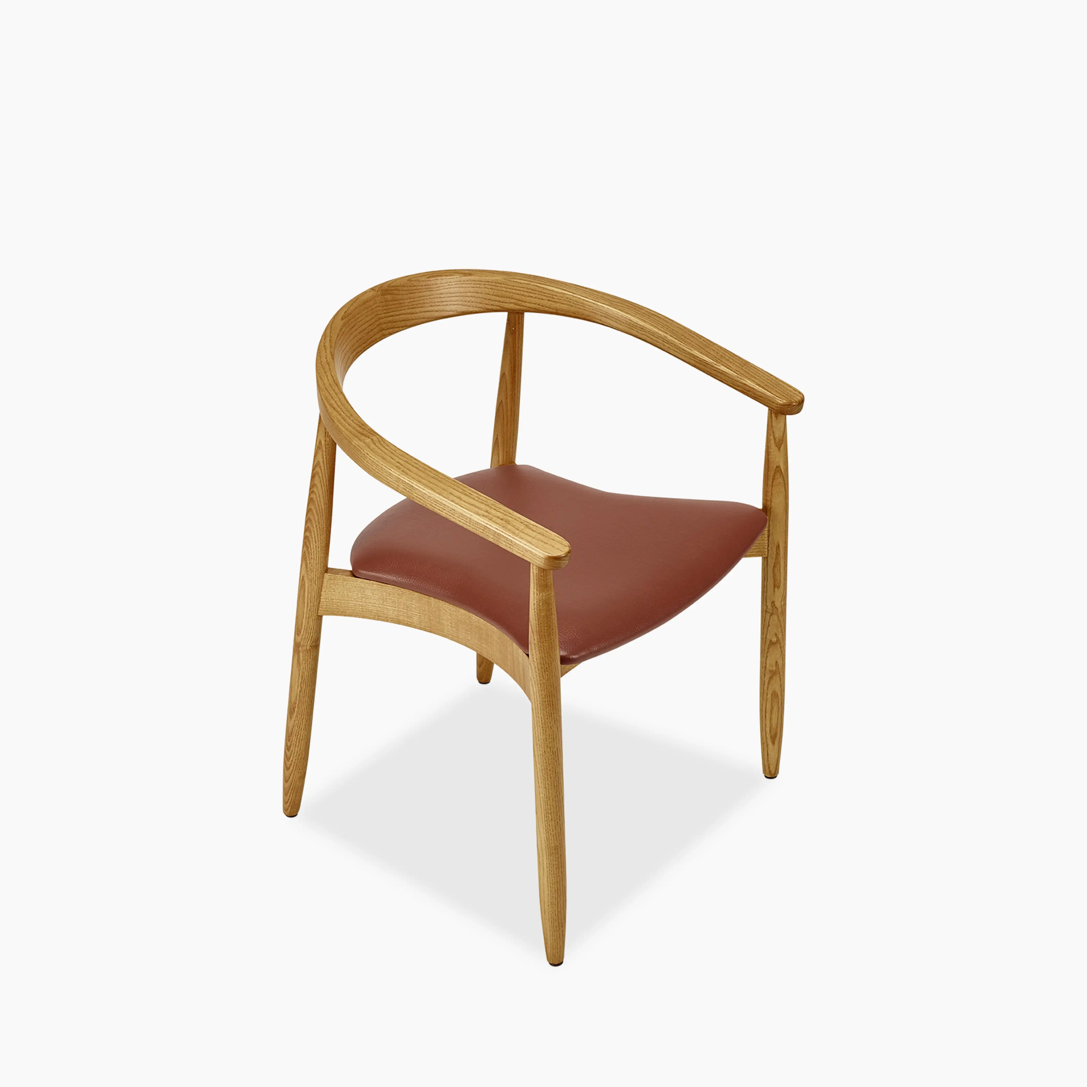 Emrik Wooden Carver Dining Chair | Upholstered Seat
