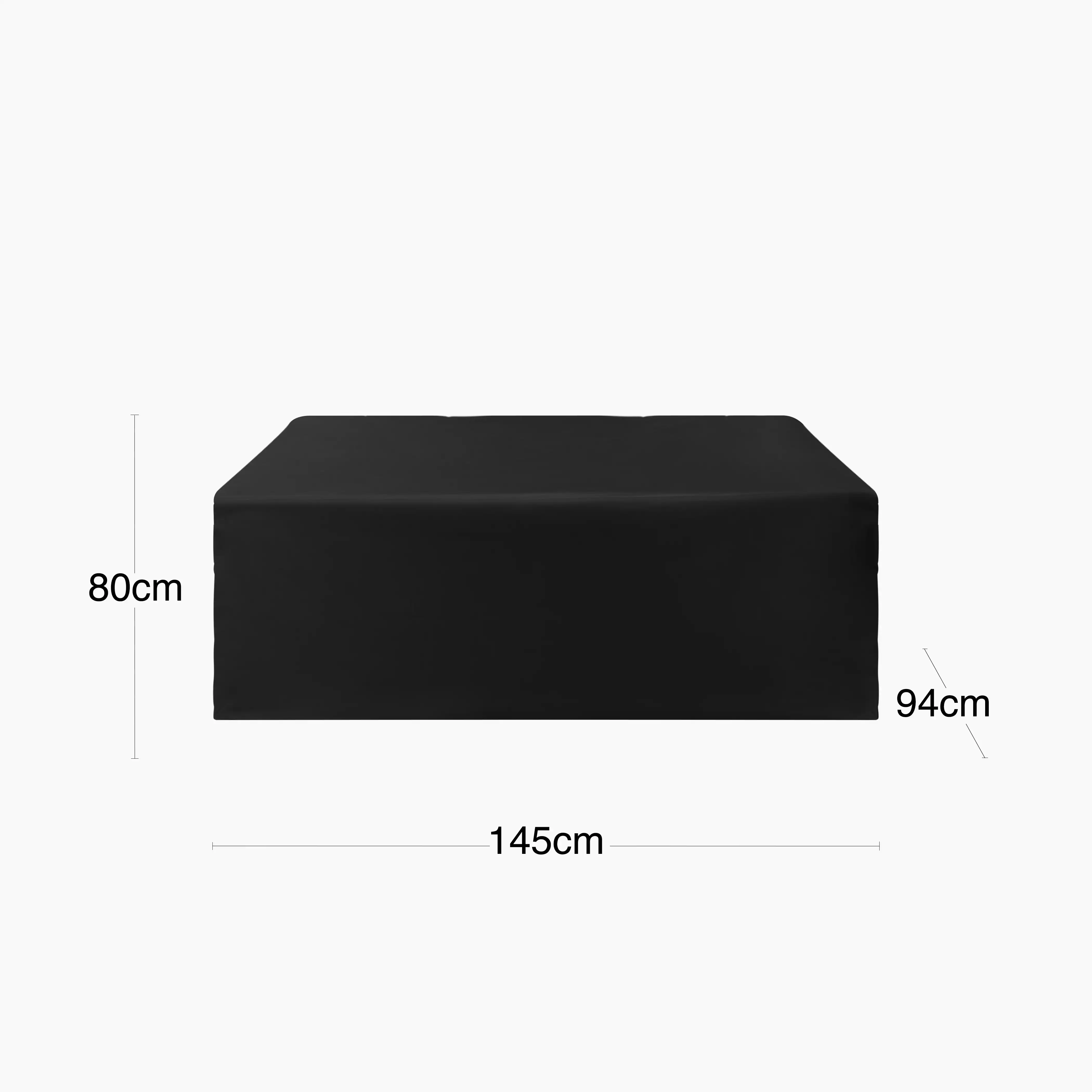 Enzo Garden Bistro Lounge Set Waterproof Cover |  Black - Image 4