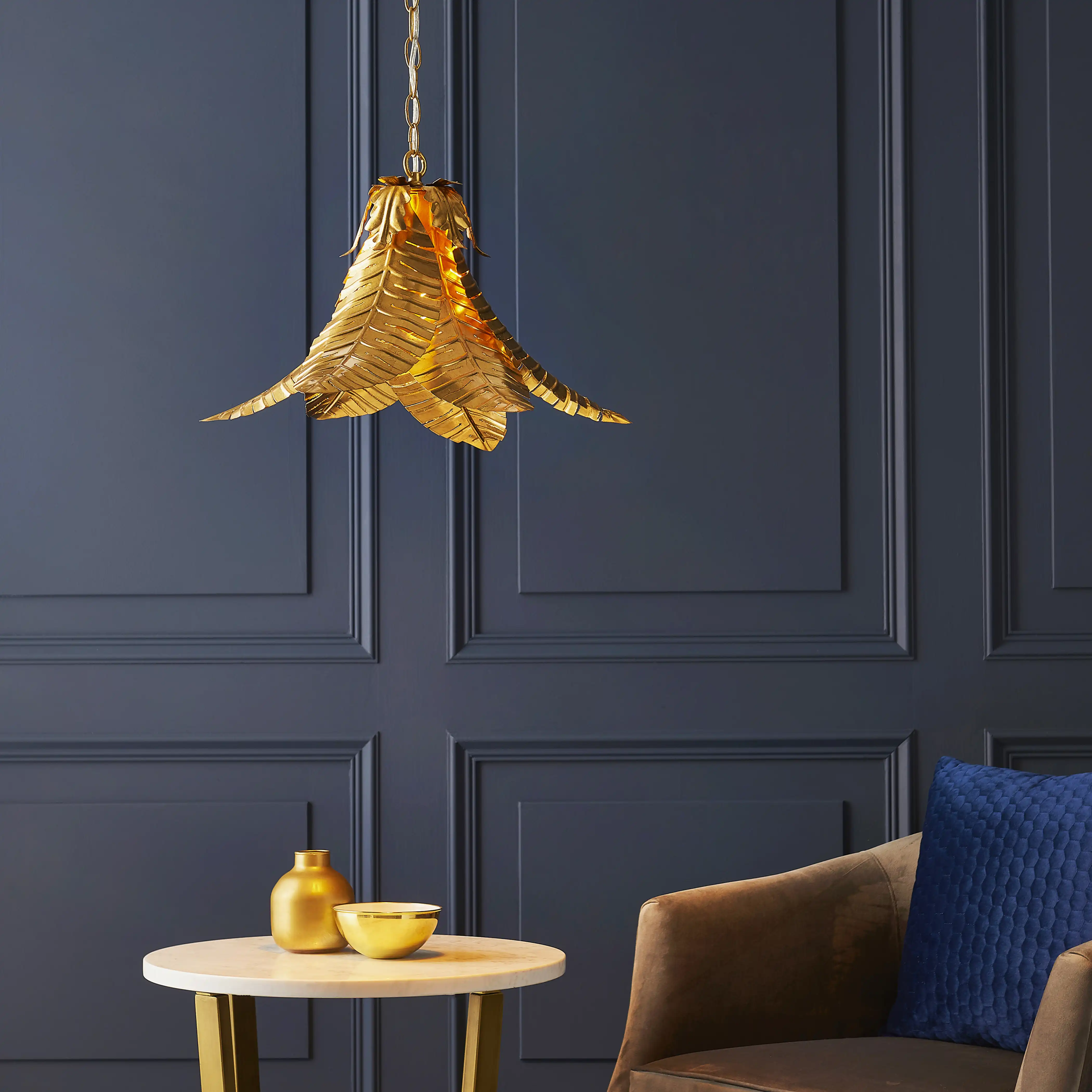 Freda Pendant Light | Antique Brass - Image 3