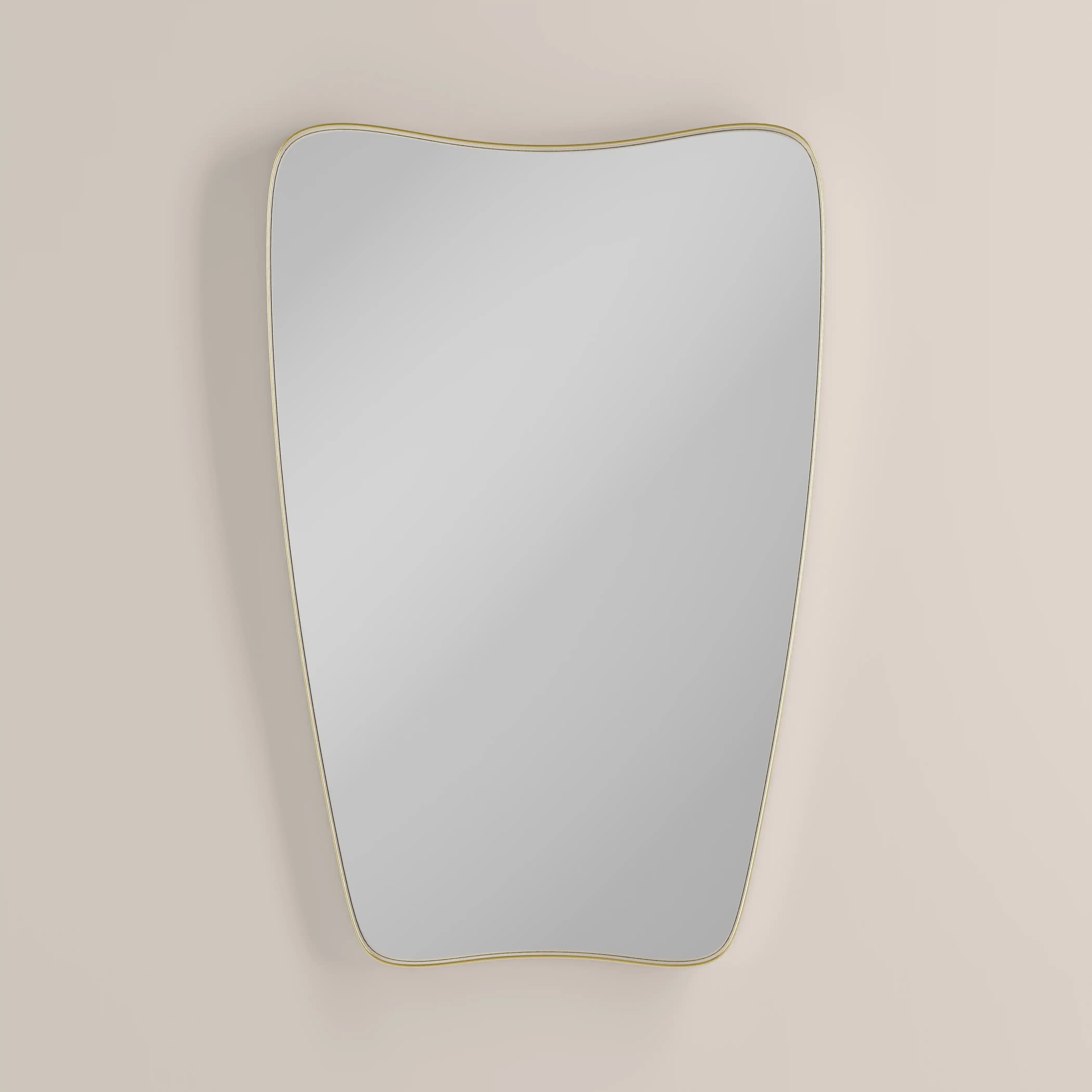 Gabriel Wall Mirror, 96 x 65 cm | Brass