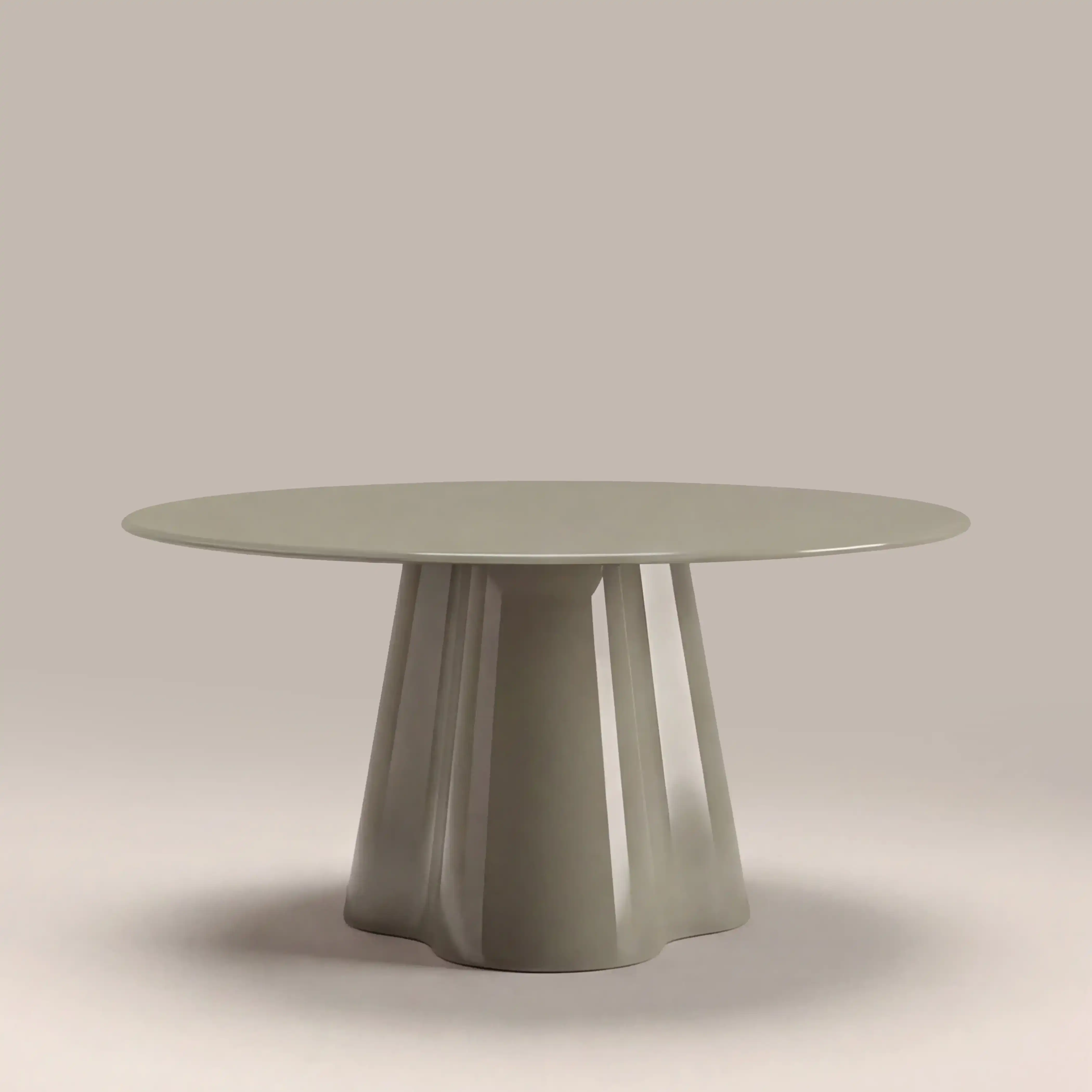 Hadley Round Coffee Table | Sage Green Sandblasted Glass & High Gloss Sage Green - Image 3