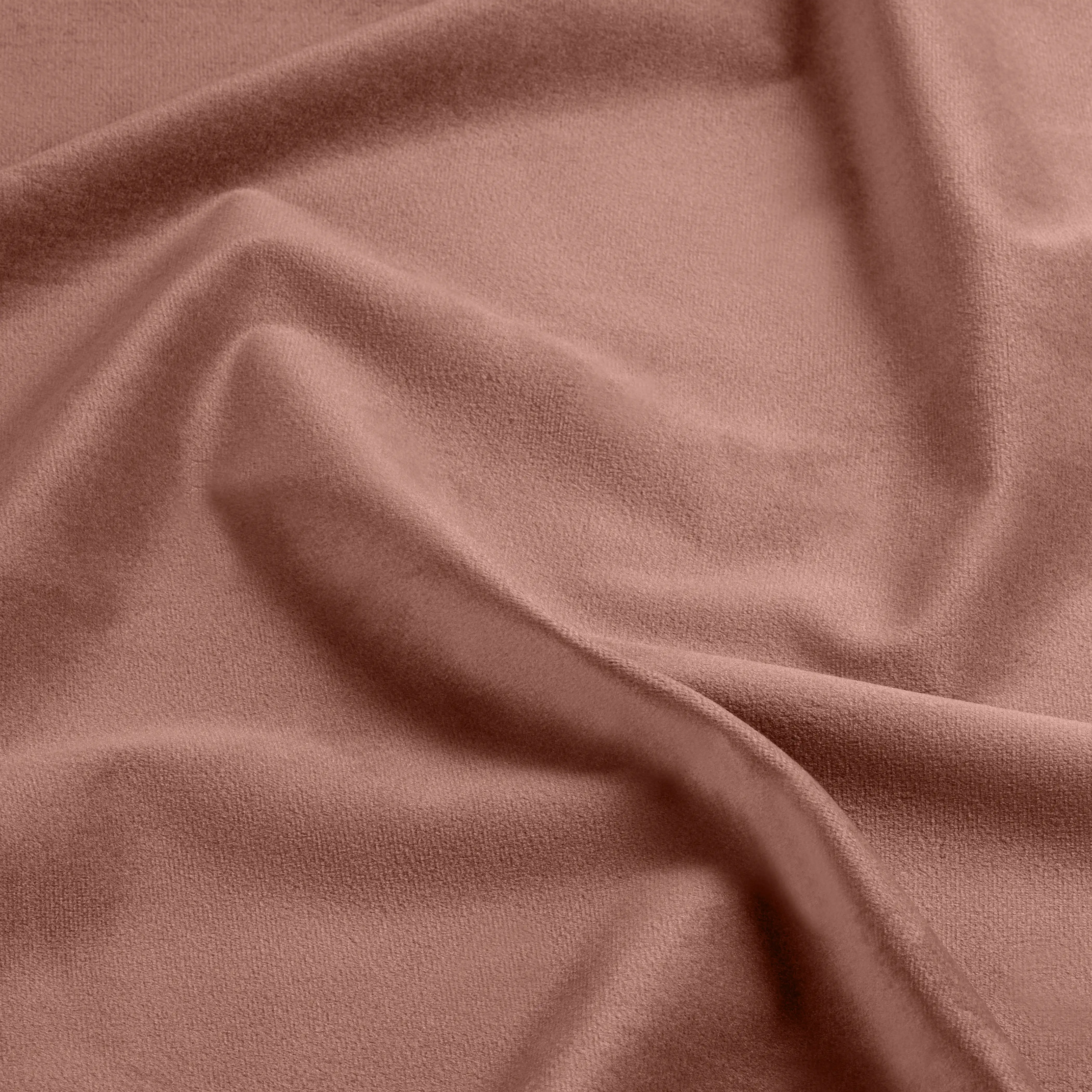 Halston Kitchen Stool | Blush Pink Sustainable Velvet & Walnut - Image 3