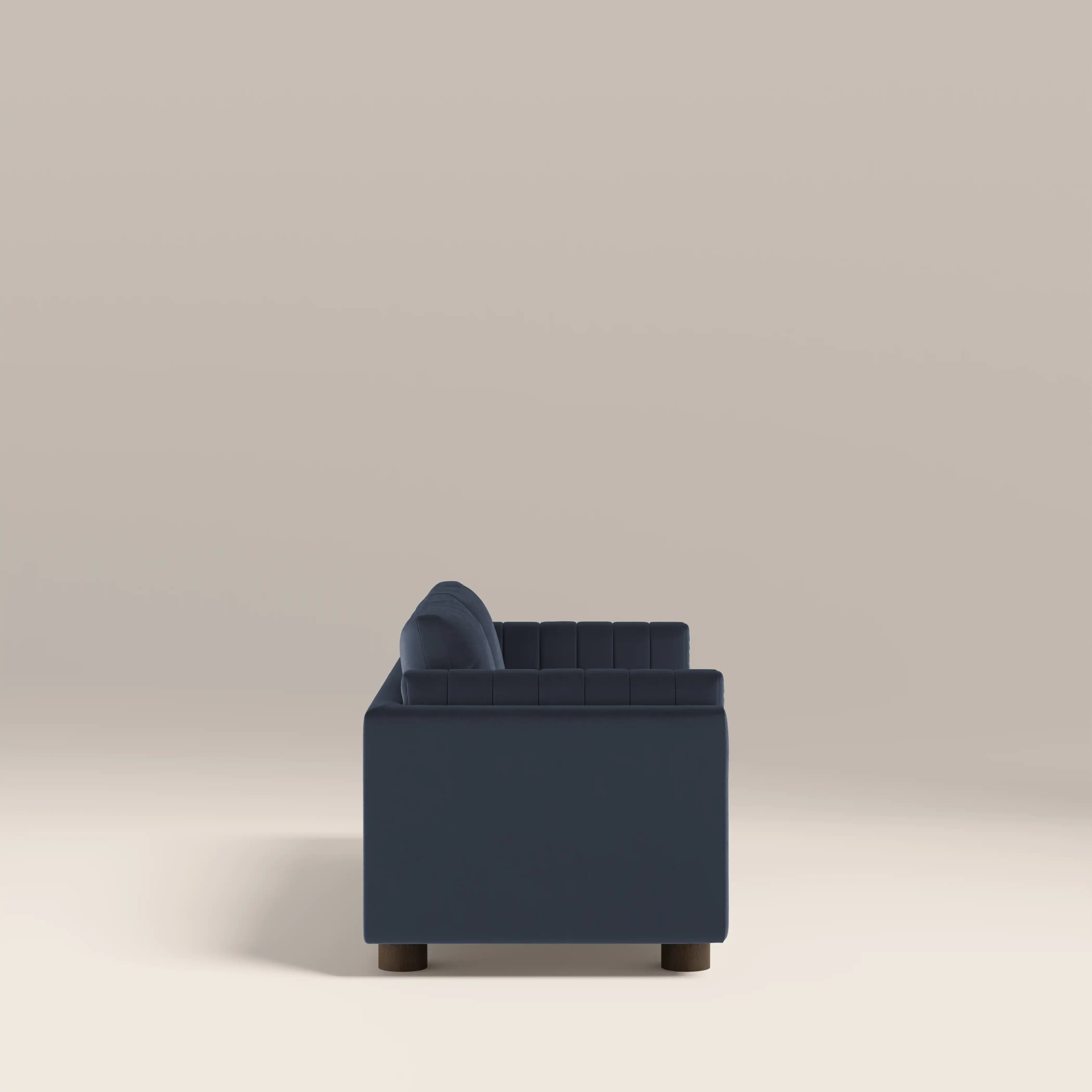 Halton 2 Seater Sofa | Dark Blue Sustainable Velvet - Image 4