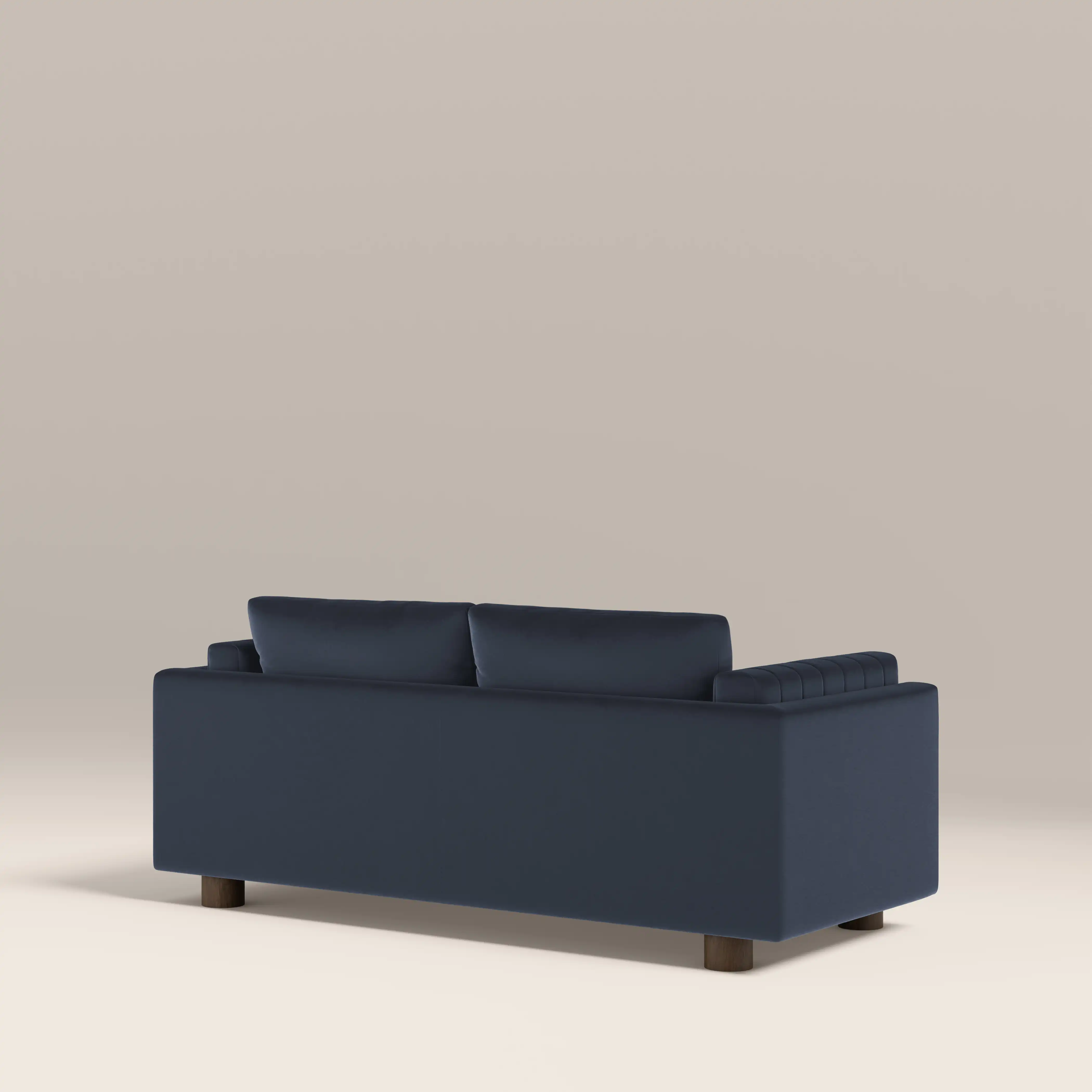 Halton 2 Seater Sofa | Dark Blue Sustainable Velvet - Image 5