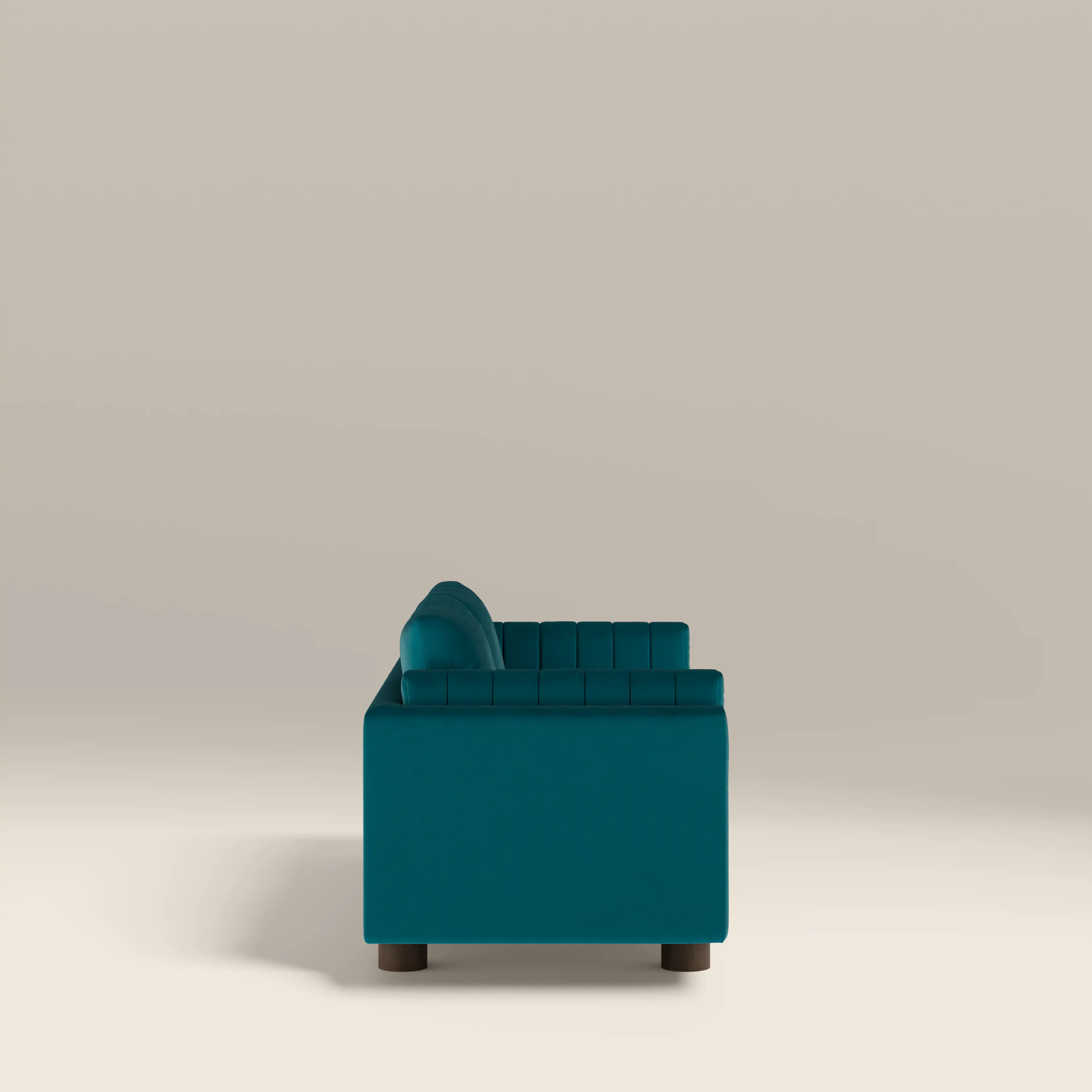 Halton 2 Seater Sofa | Teal Sustainable Velvet - Image 5
