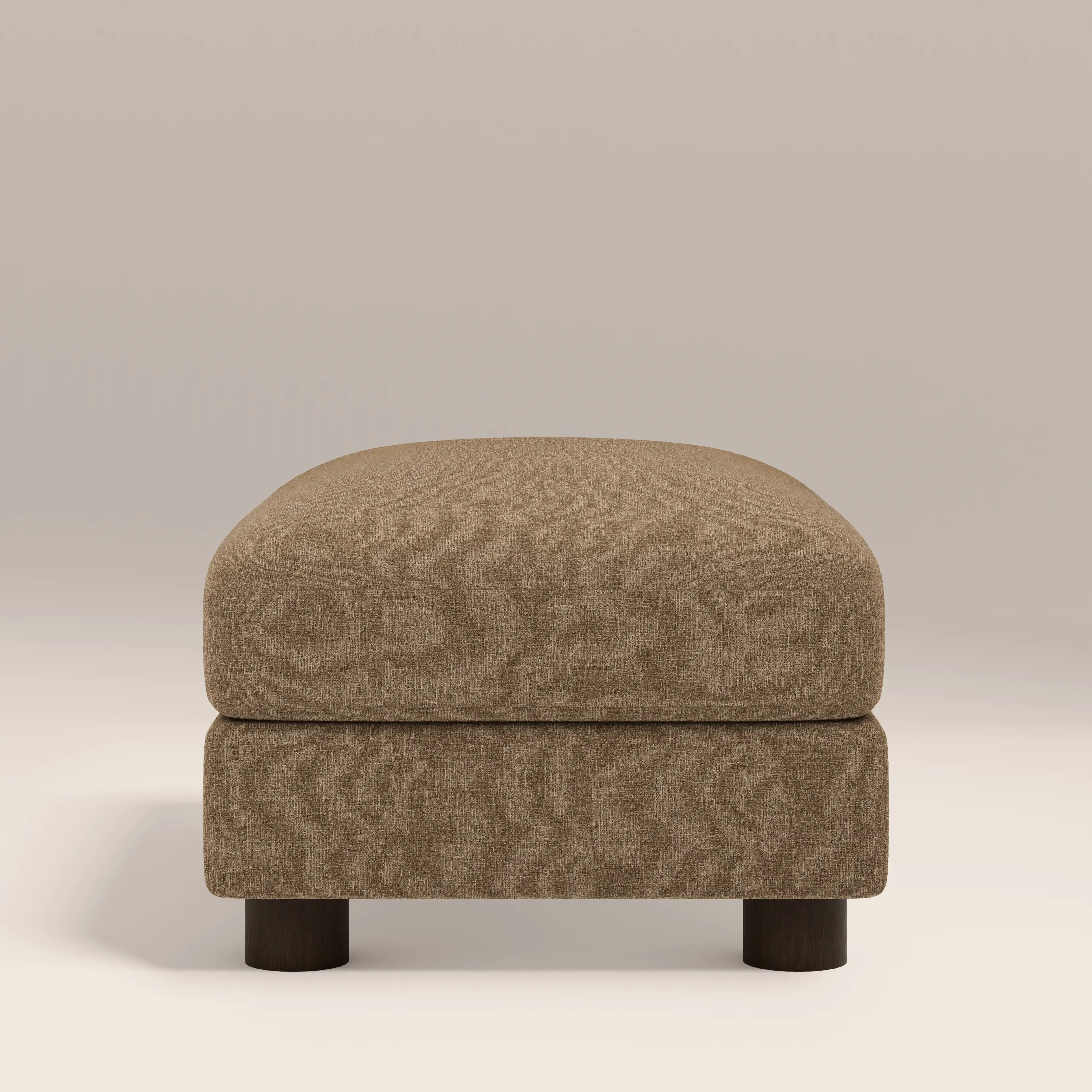 Halton Footstool | Speckled Cappuccino Boucle - Image 4