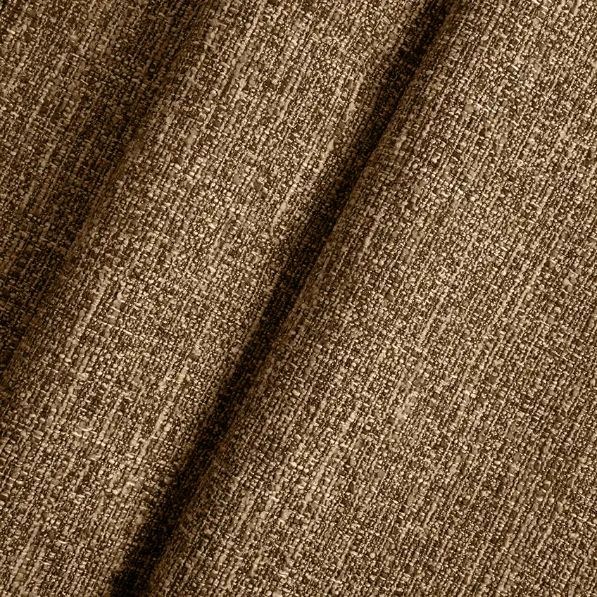 Oberon Storage Ottoman | Speckled Cappuccino Boucle & Walnut - Image 3