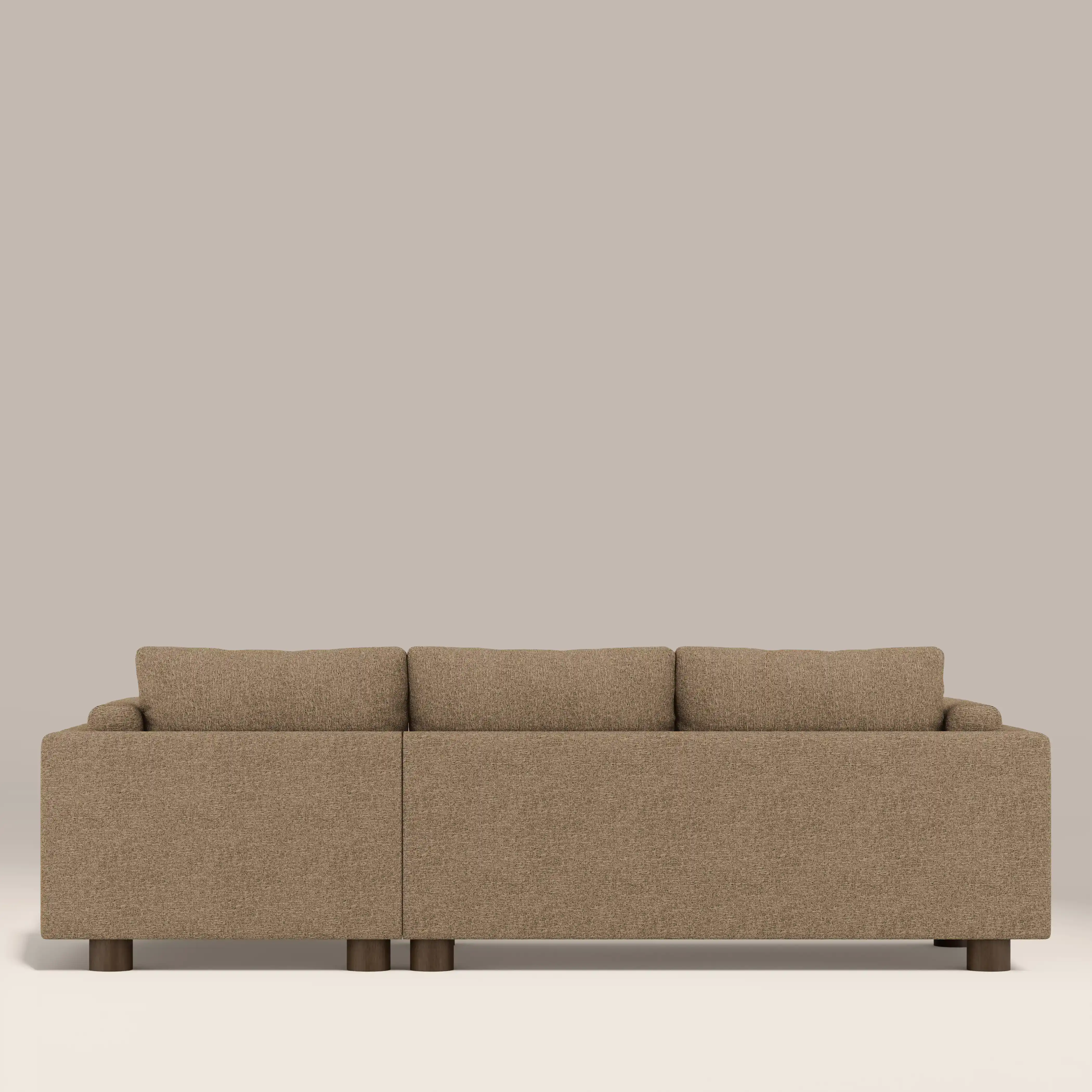 Halton Right Hand Chaise Sofa | Speckled Cappuccino Boucle - Image 6