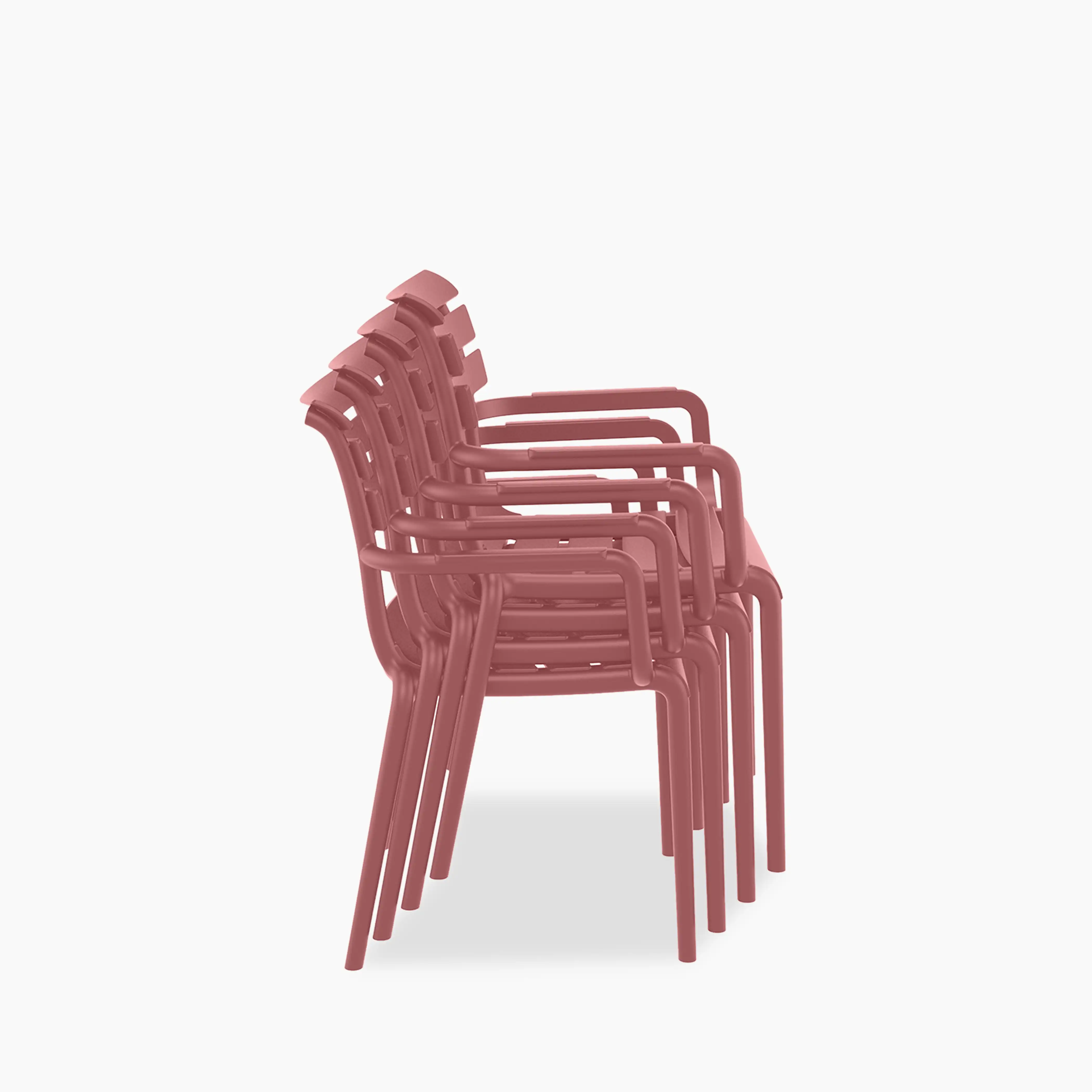 Hampton Stackable Carver Dining Chair | Marsala Pink - Image 2