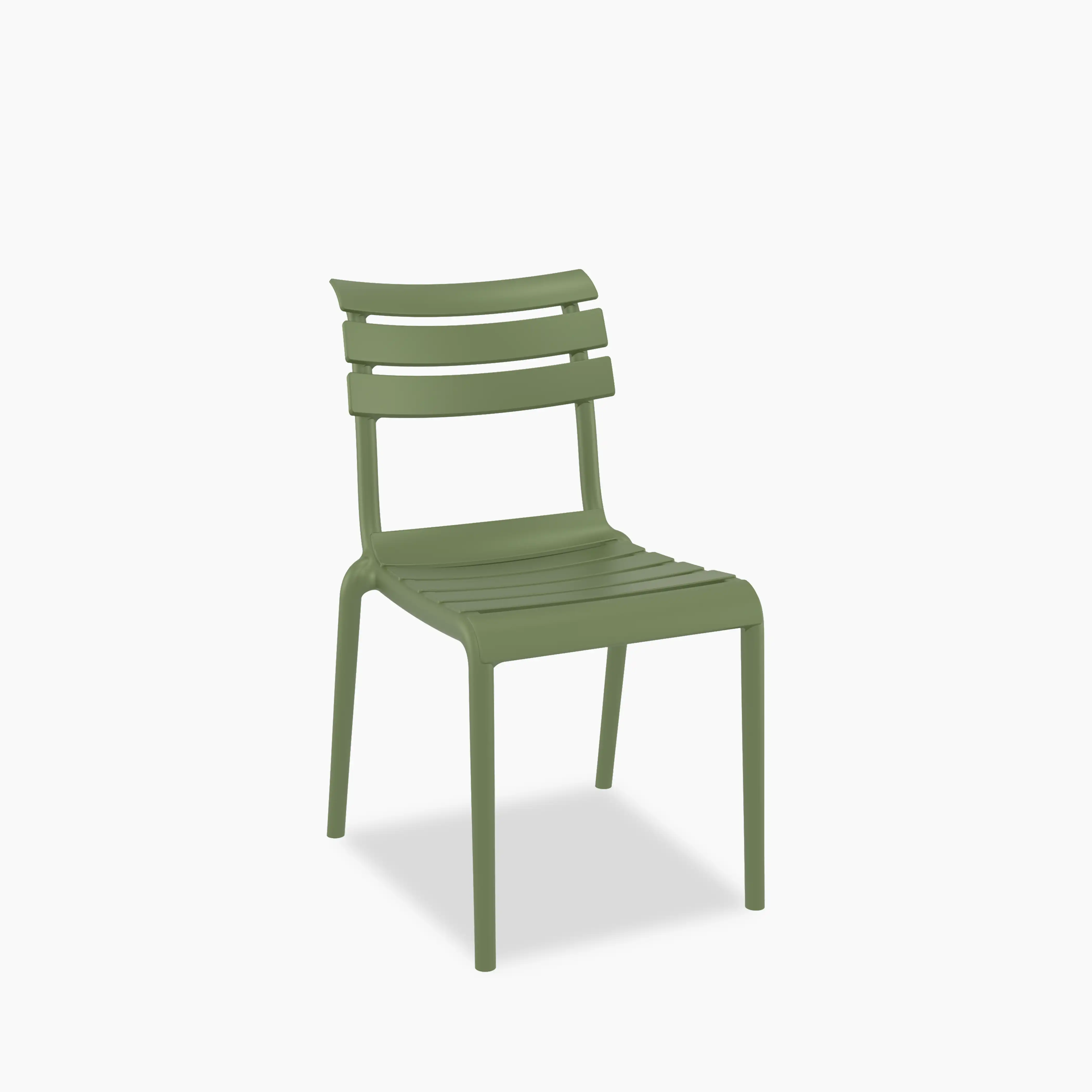 Hampton Stackable Dining Chair | Olive Green