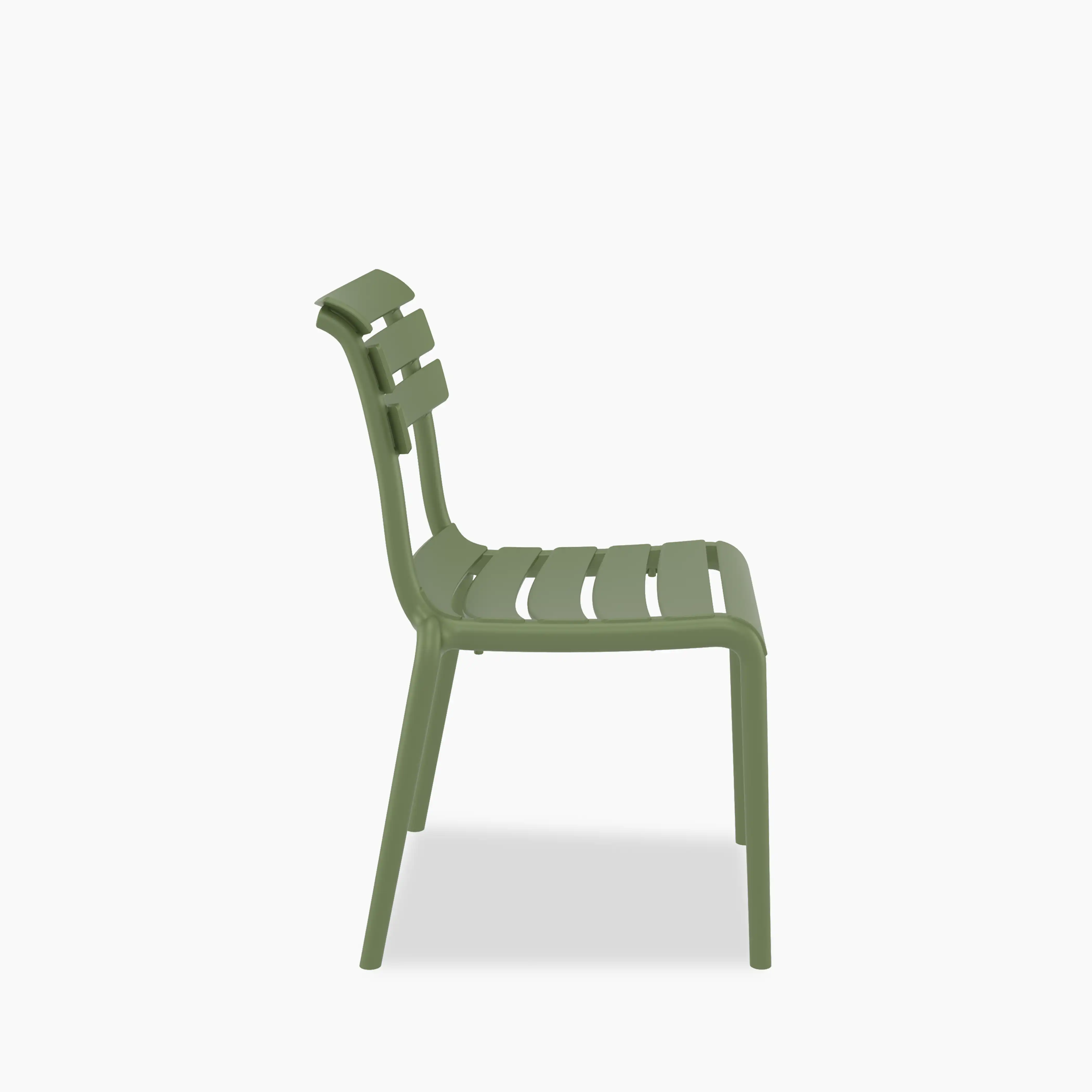 Hampton Stackable Dining Chair | Olive Green - Image 2